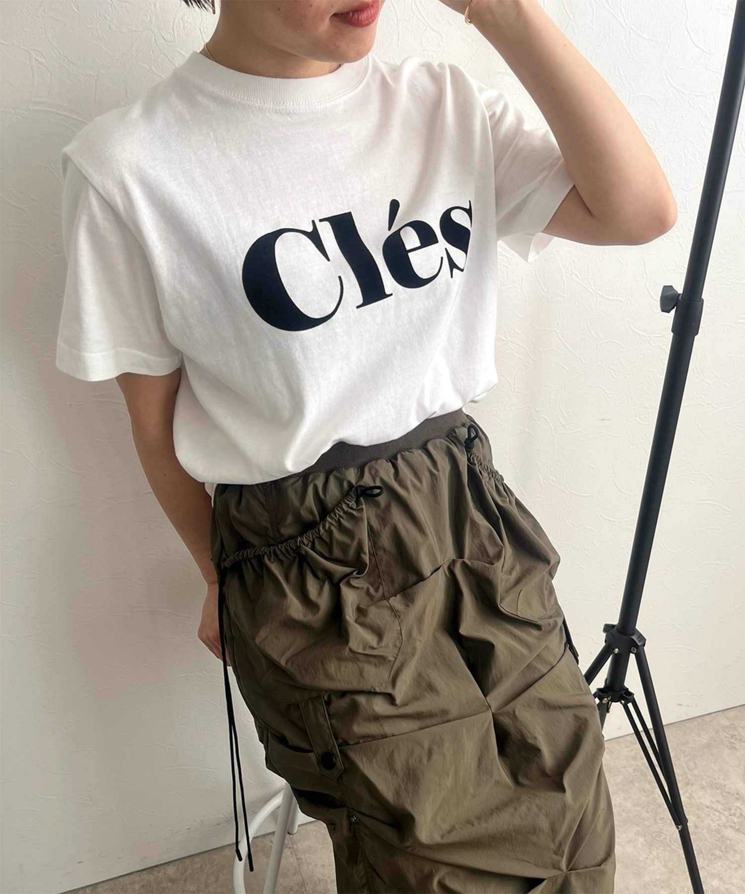 Cles フロッキーロゴＴシャツ LHELBIE│Eimee Law & LHELBIE 公式オンラインストア