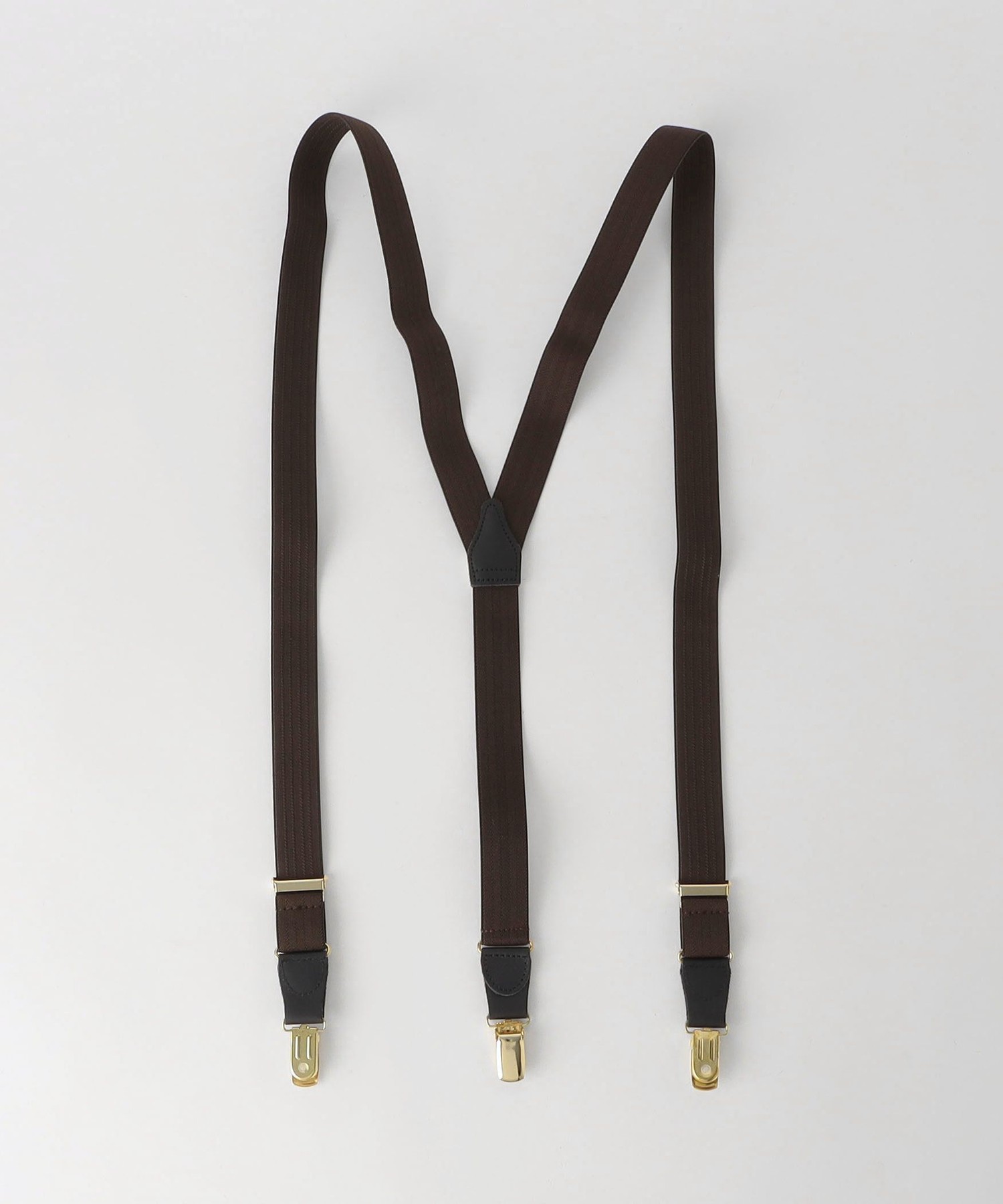  THURSTON 25mm サスペンダー ブラウン THURSTON＞25mm サスペンダー