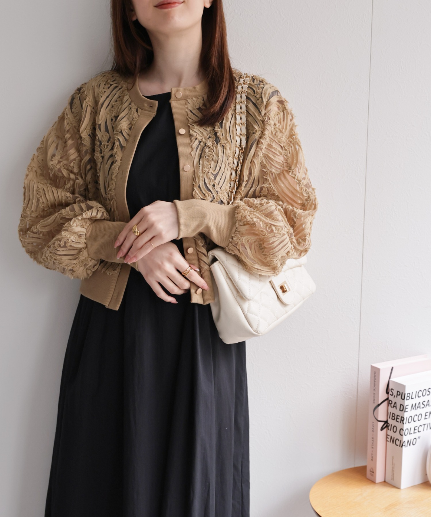 model：162㎝ 着用サイズ：F
