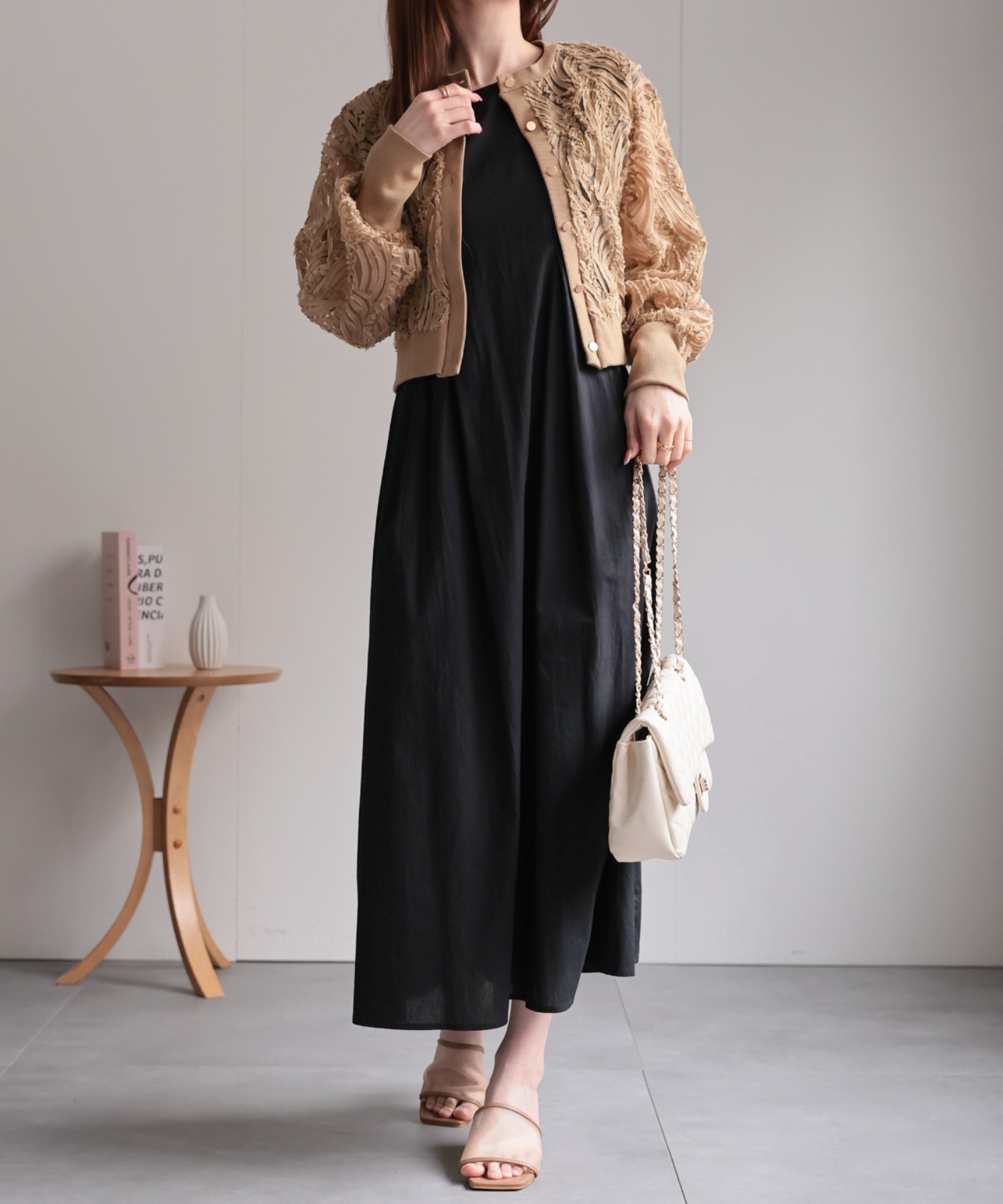 model：162㎝ 着用サイズ：F