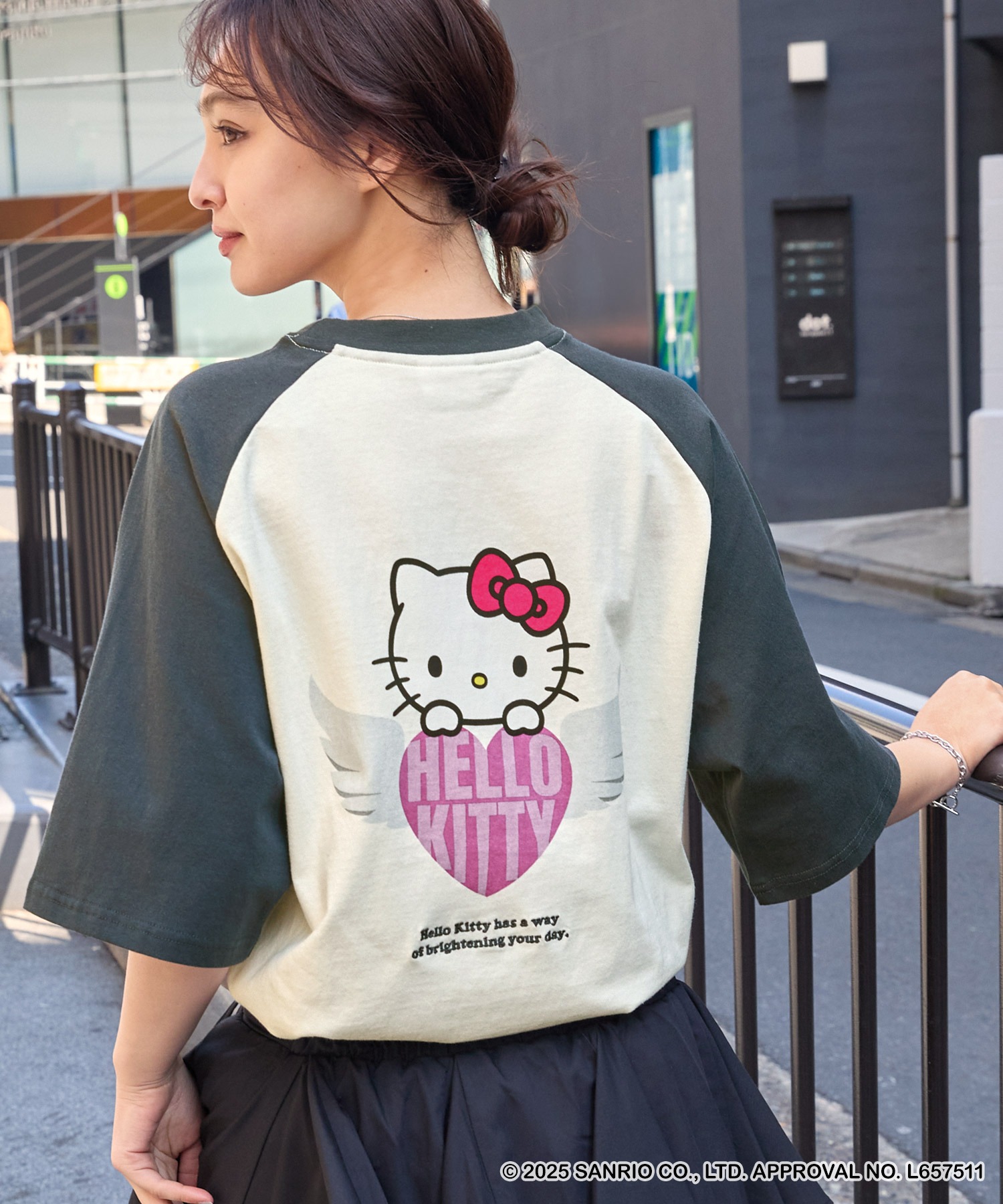 ハローキティ Tシャツ VISION/ヴィジョン コラボ メンズ