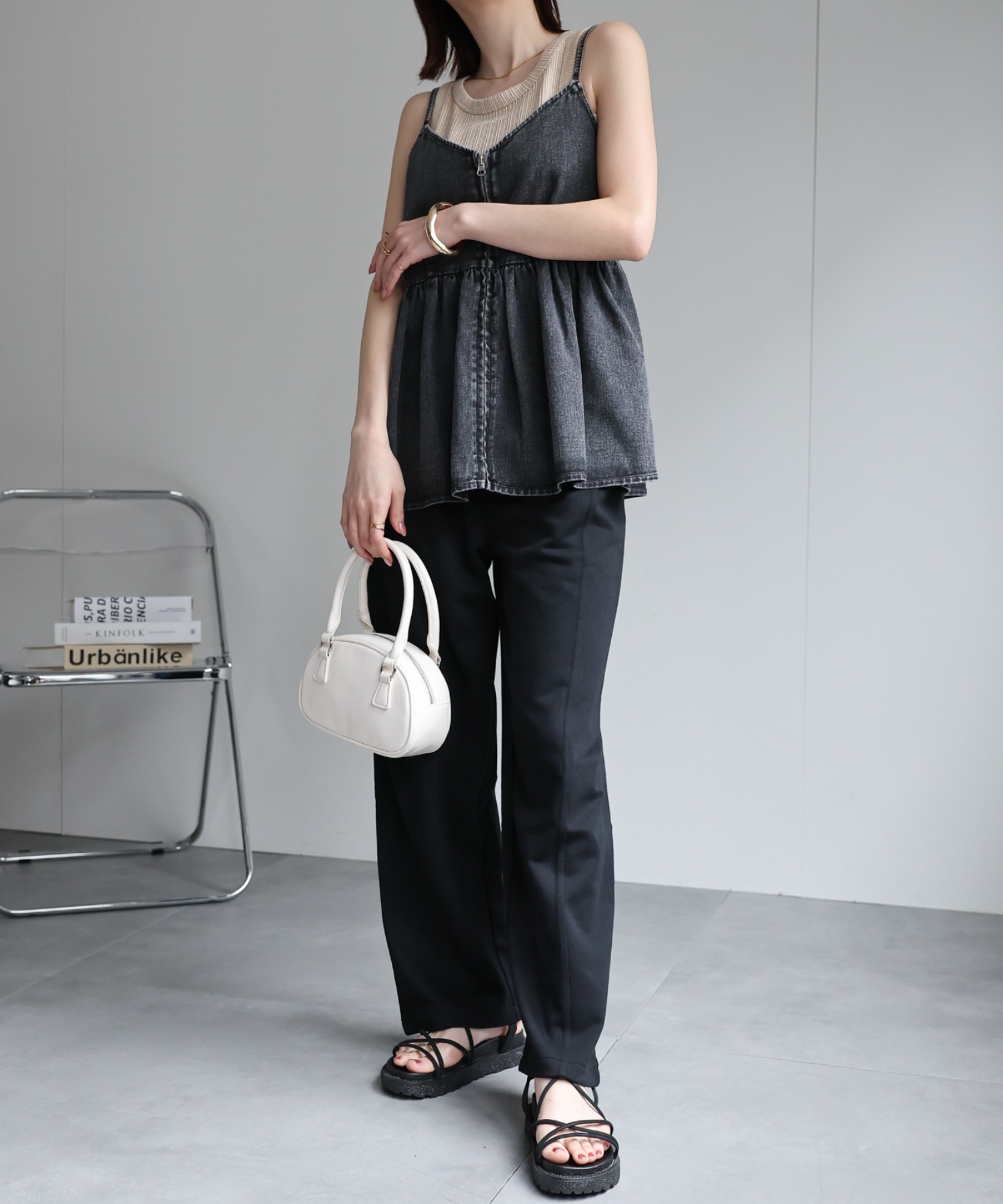 model：162cm 着用サイズ：M