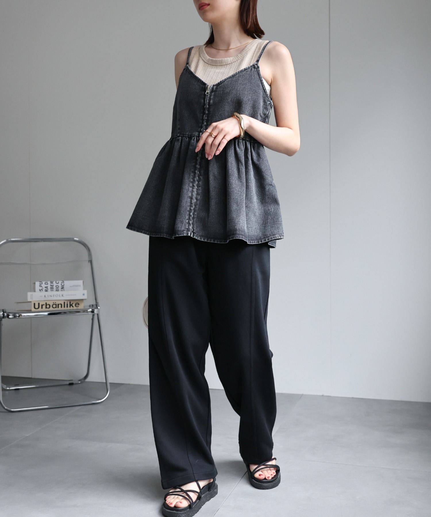 model：162cm 着用サイズ：M