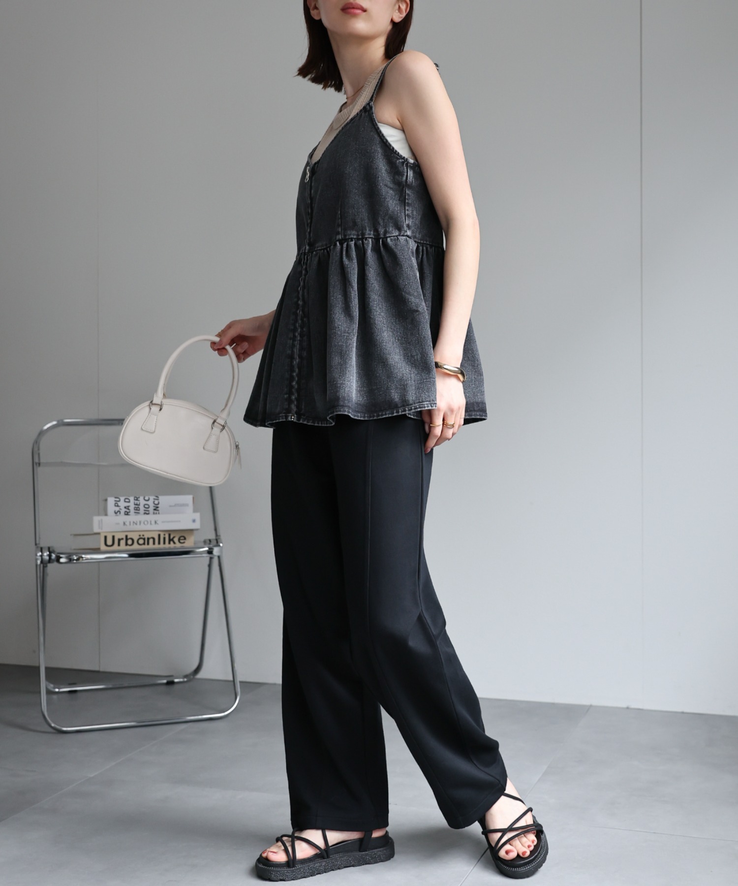 model：162cm 着用サイズ：M