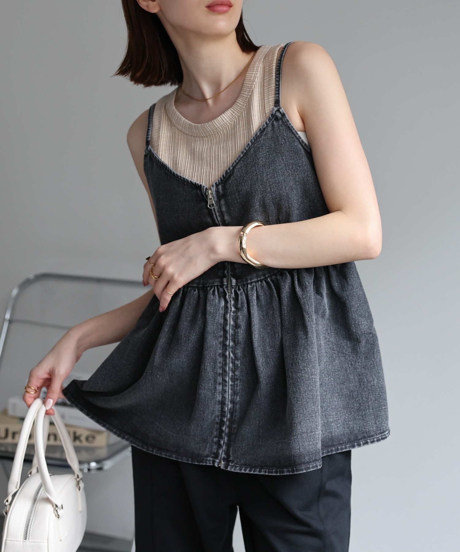 model：162cm 着用サイズ：M