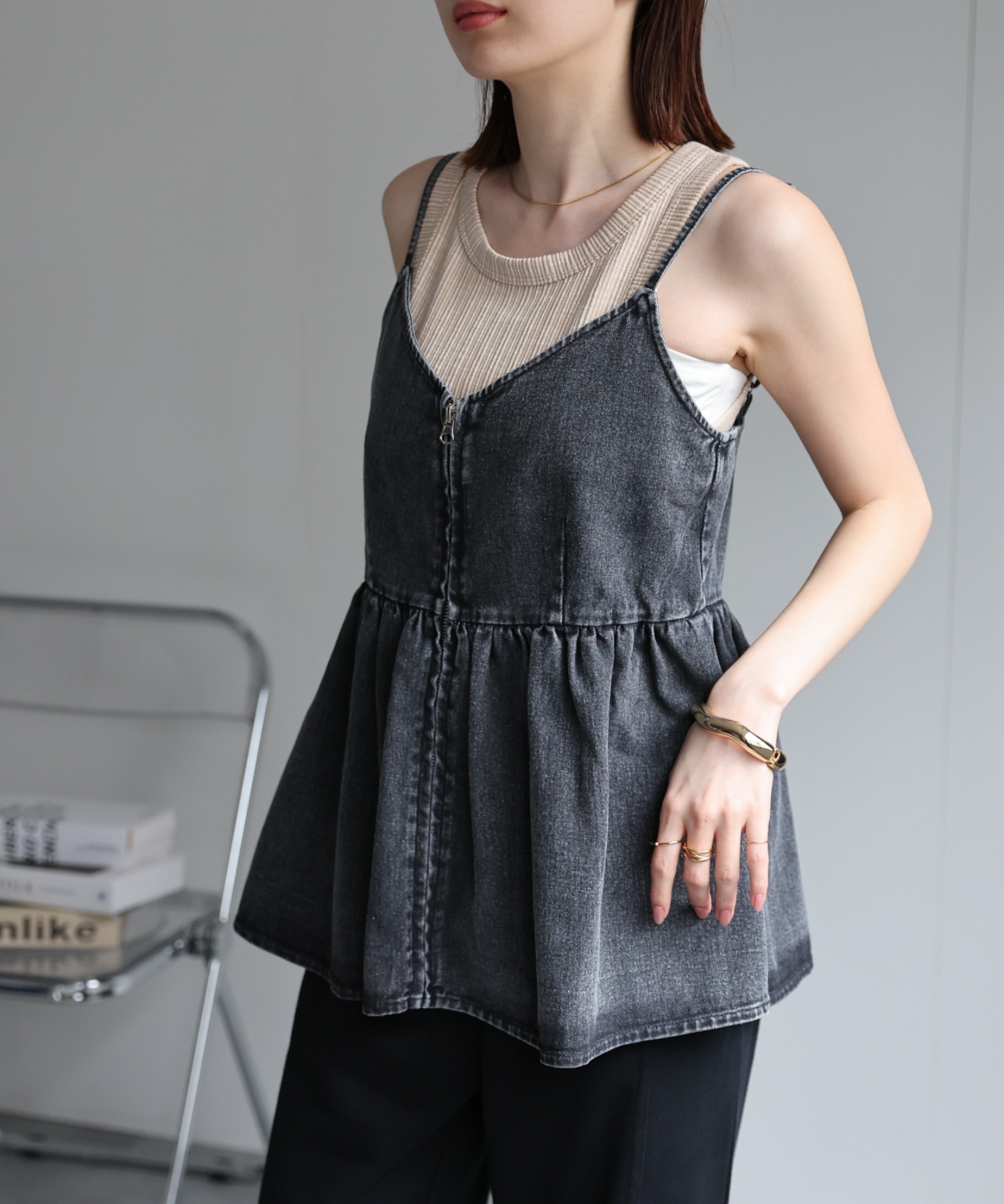 model：162cm 着用サイズ：M