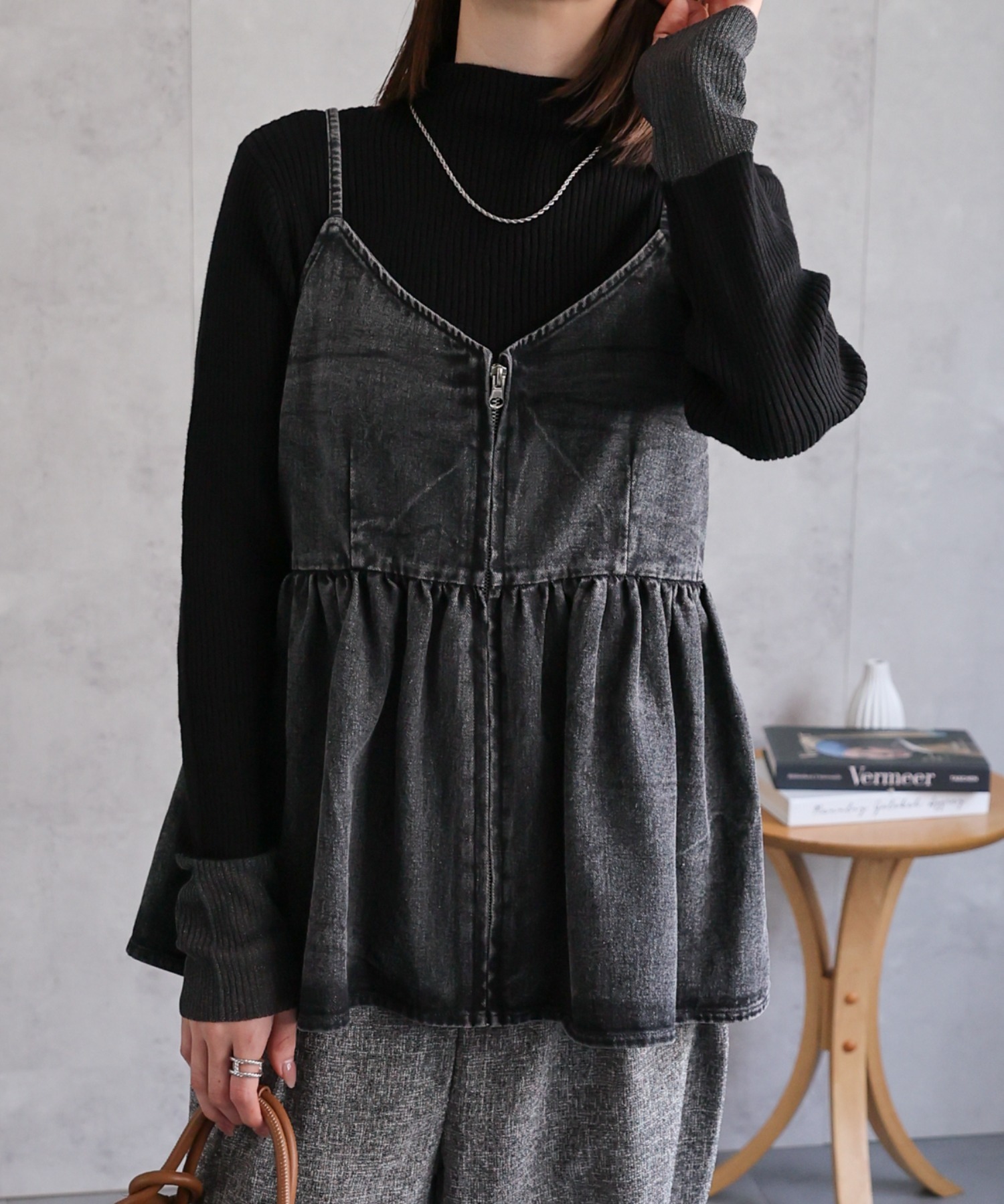 model：162cm 着用サイズ：M