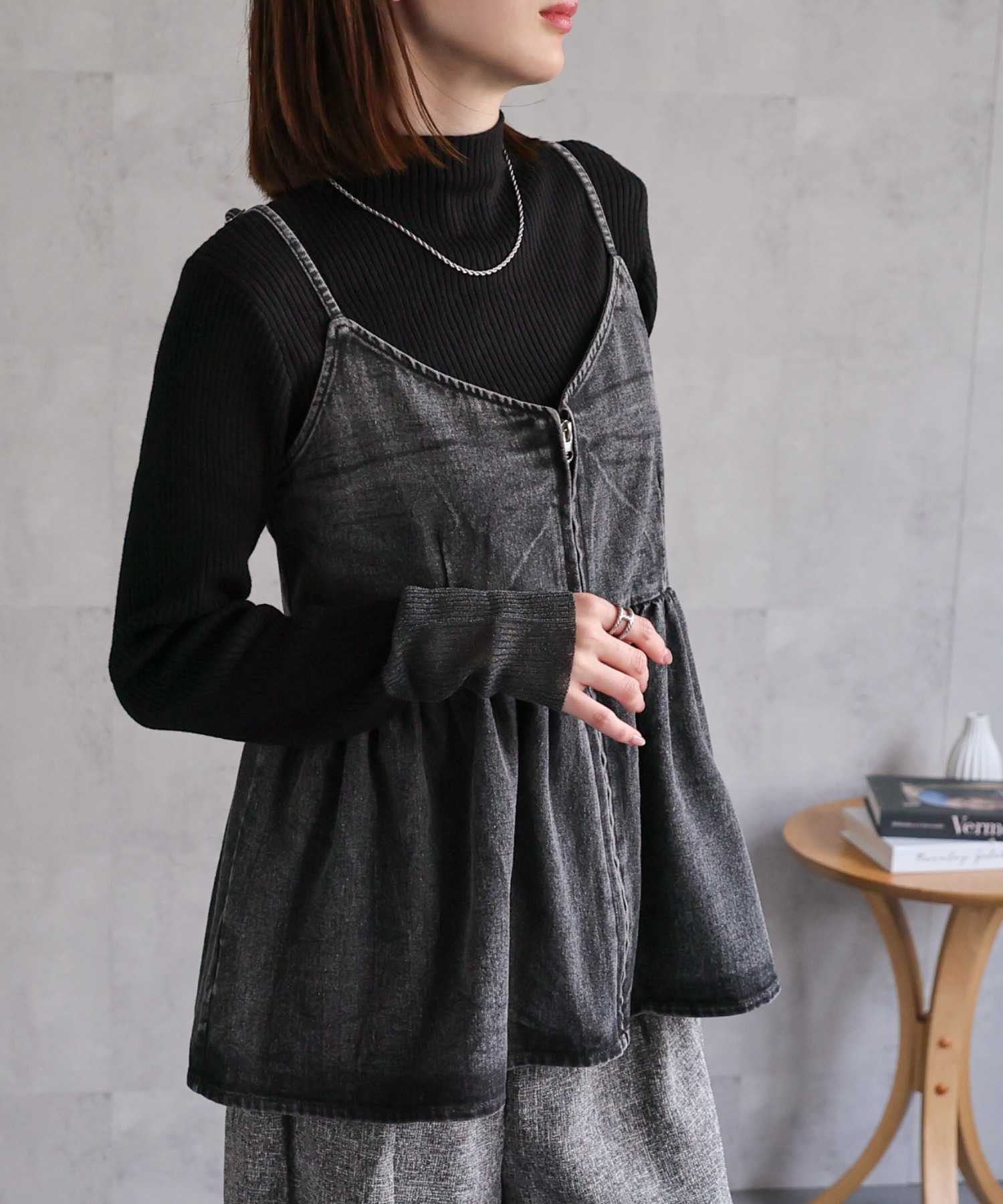 model：162cm 着用サイズ：M