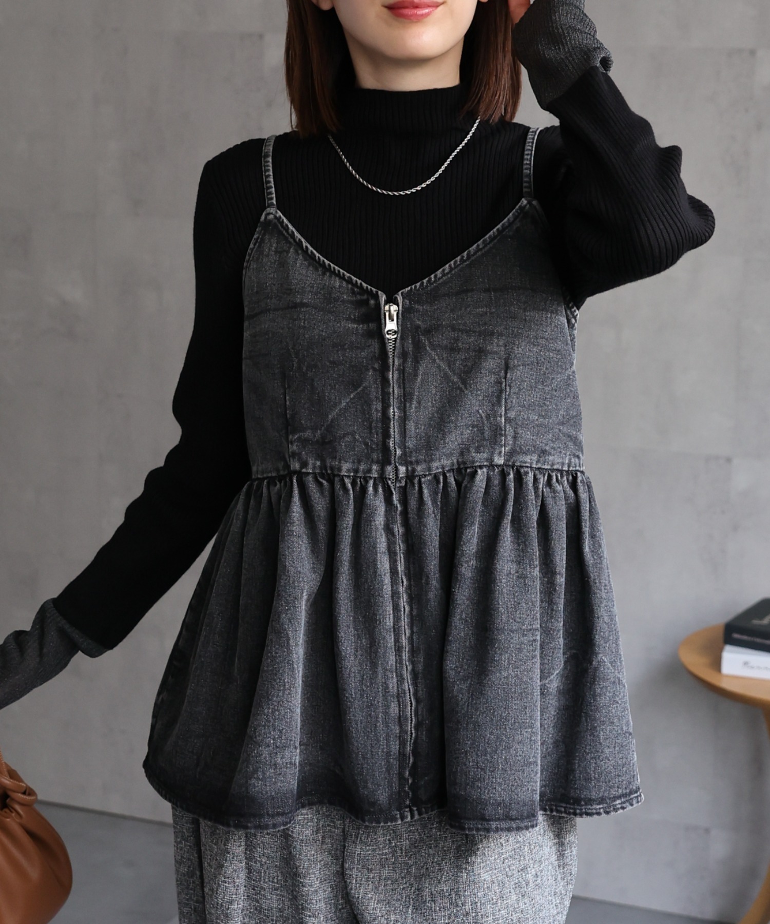 model：162cm 着用サイズ：M