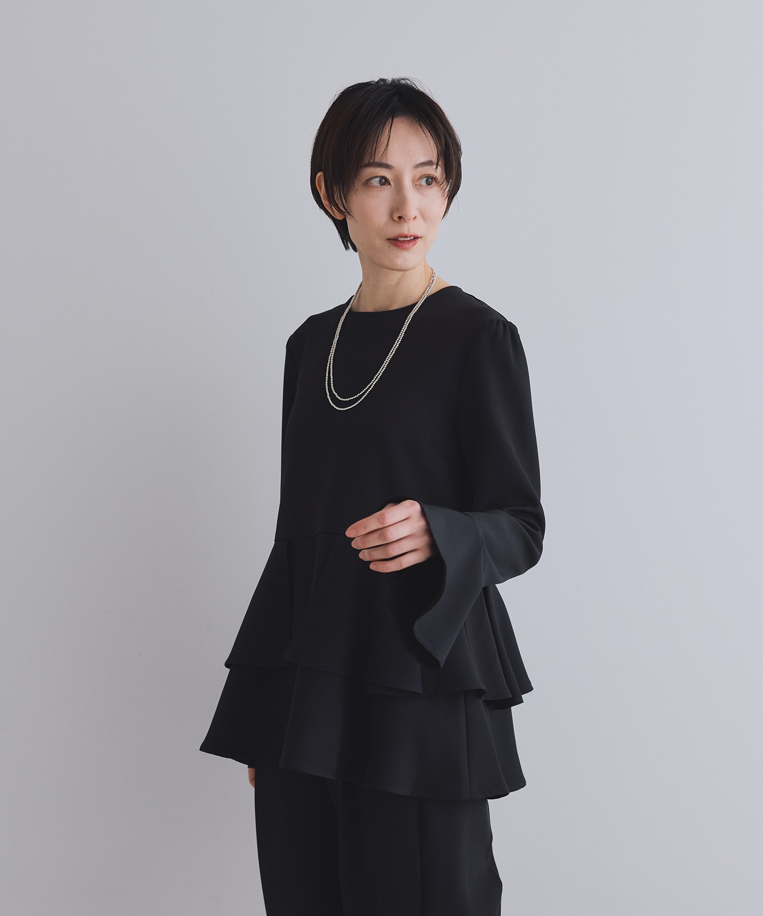 model：H167 着用サイズ：FREE