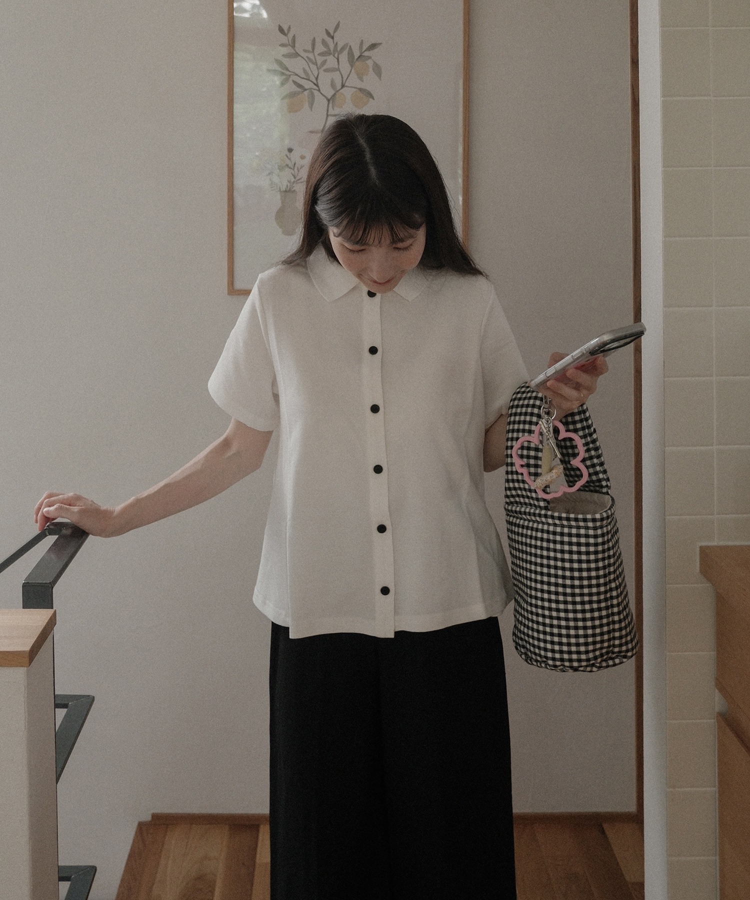model：H157 着用サイズ：FREE