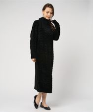 HYS ZEBRAカンバッチ付モールケーブルワンピース