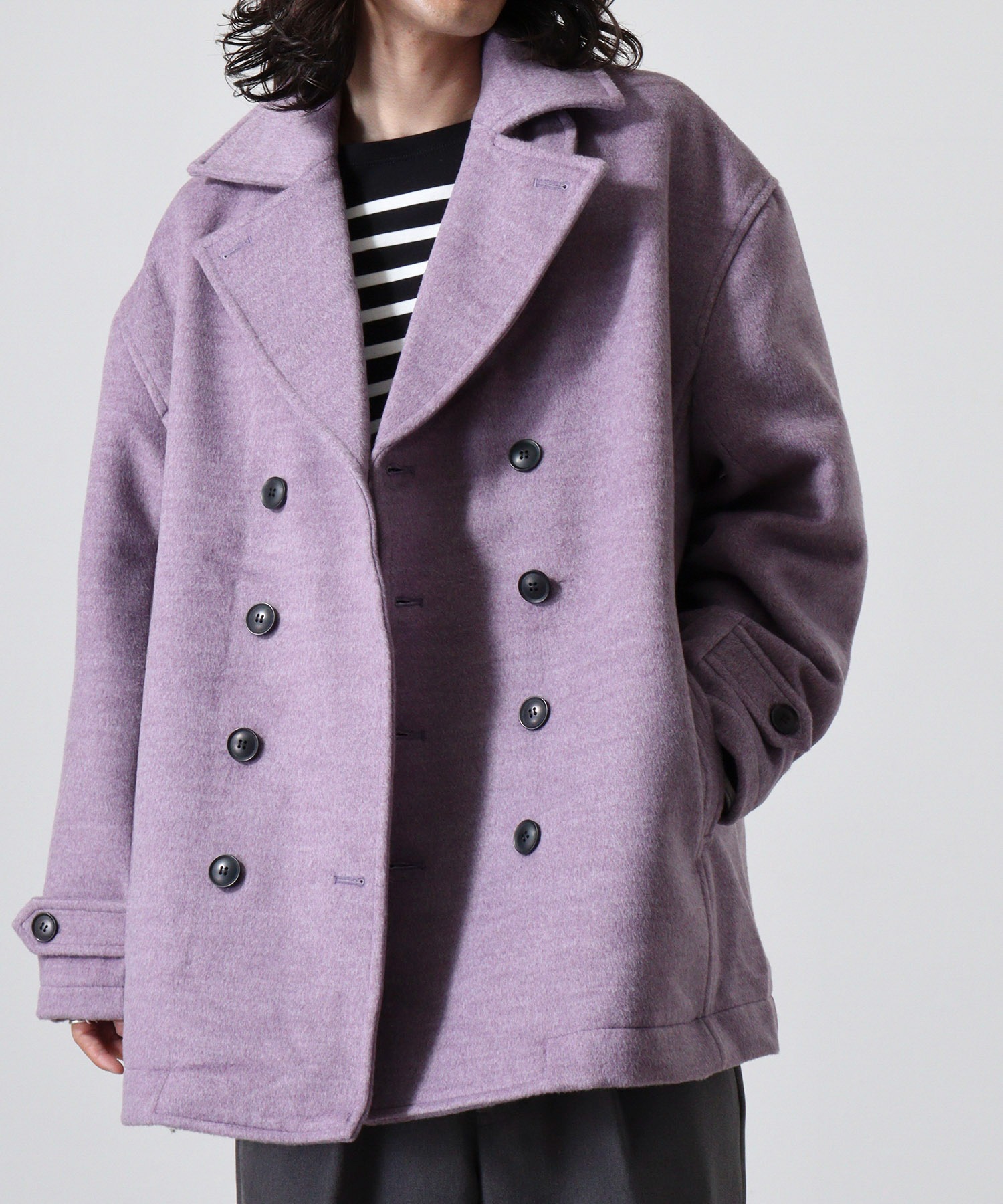 ピーコート Eco Melton Big P Coat / エコメルトン ビッグシルエットP 