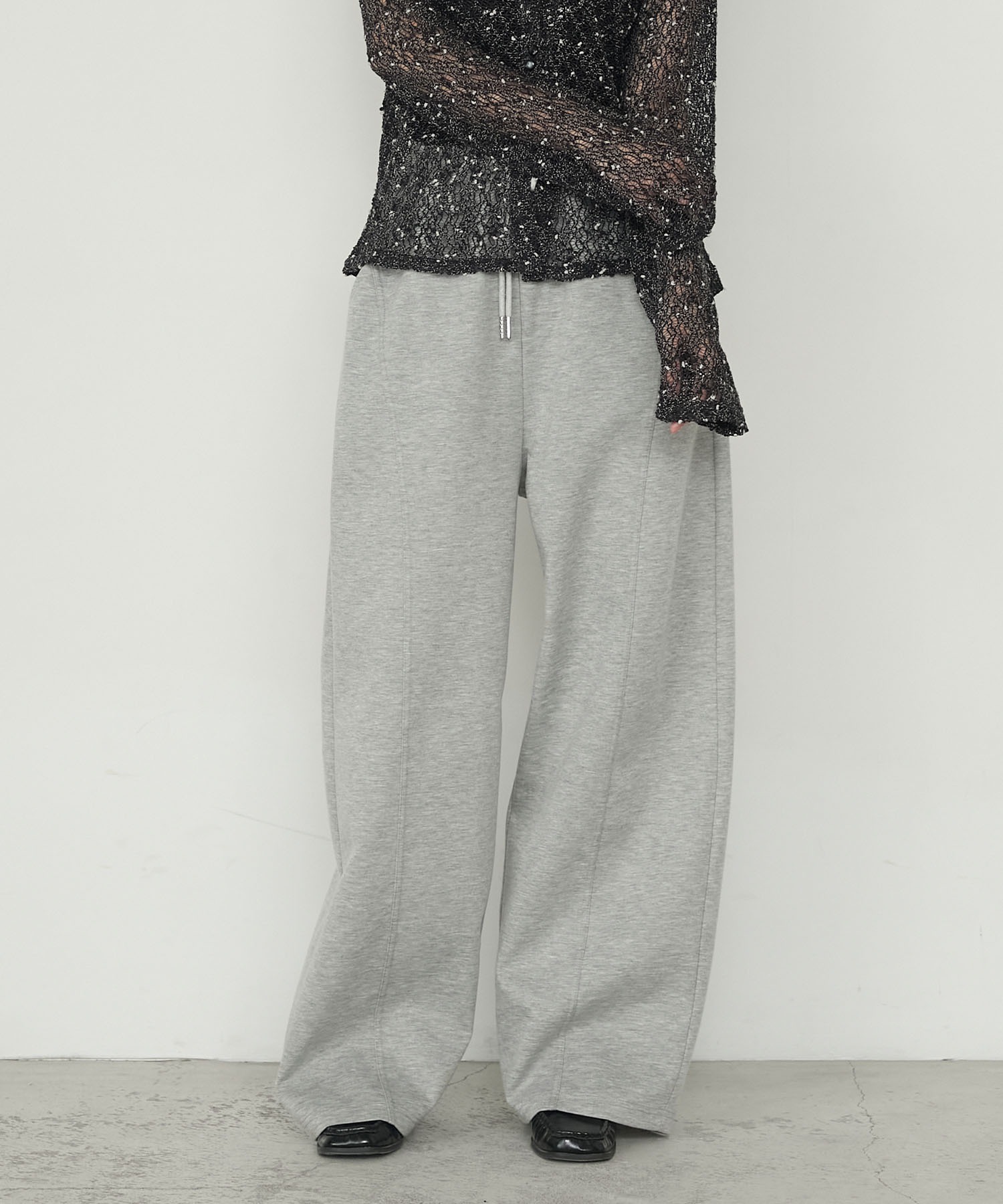 forksy.】ルーズシルエットカットワイドカーブパンツ forksy.│MONO