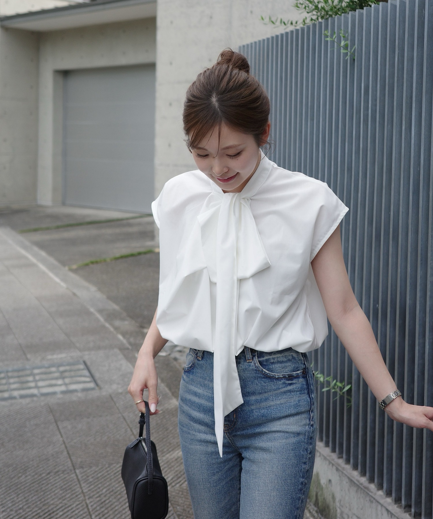 model：H155 着用サイズ：FREE