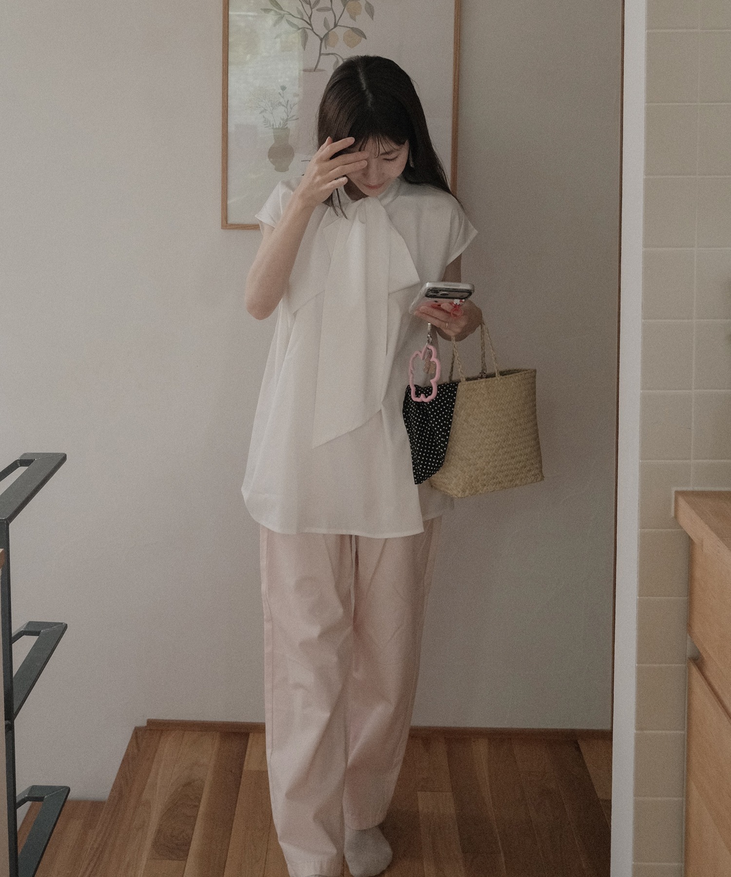 model：H157 着用サイズ：FREE