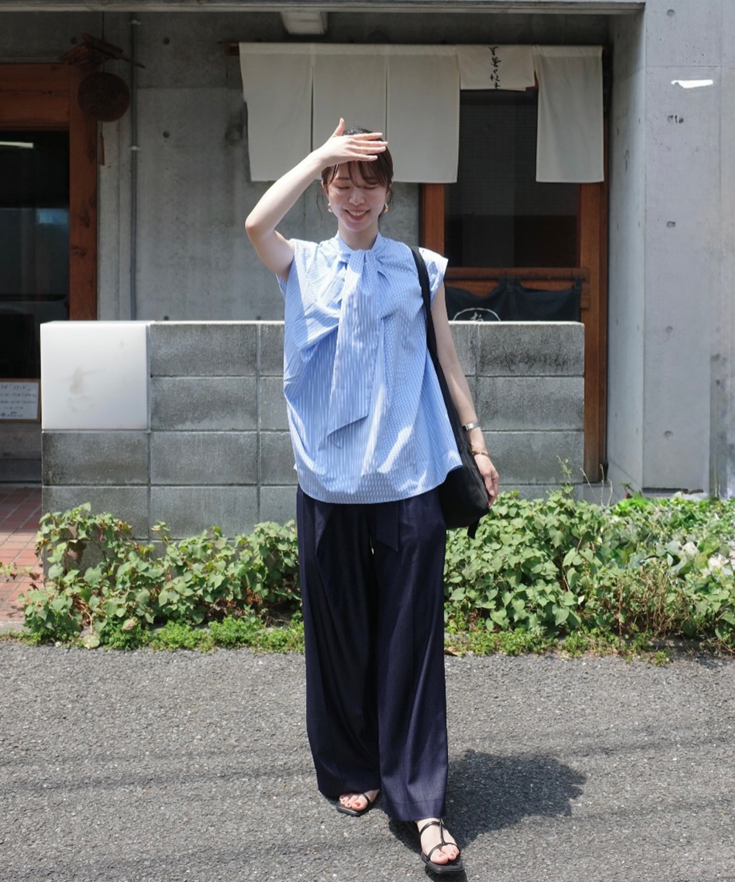 model：H167 着用サイズ：FREE