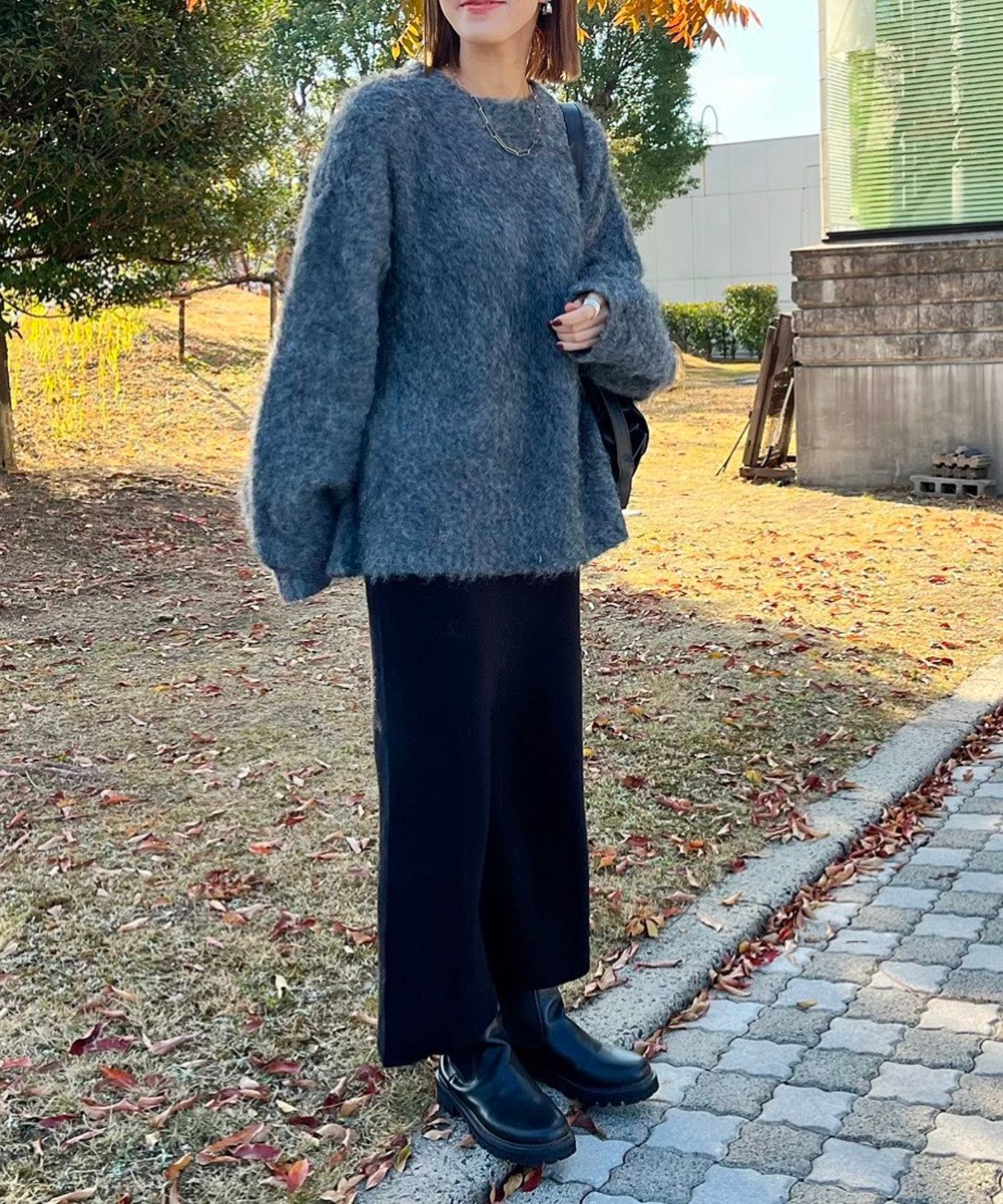 model：H160 着用サイズ：FREE