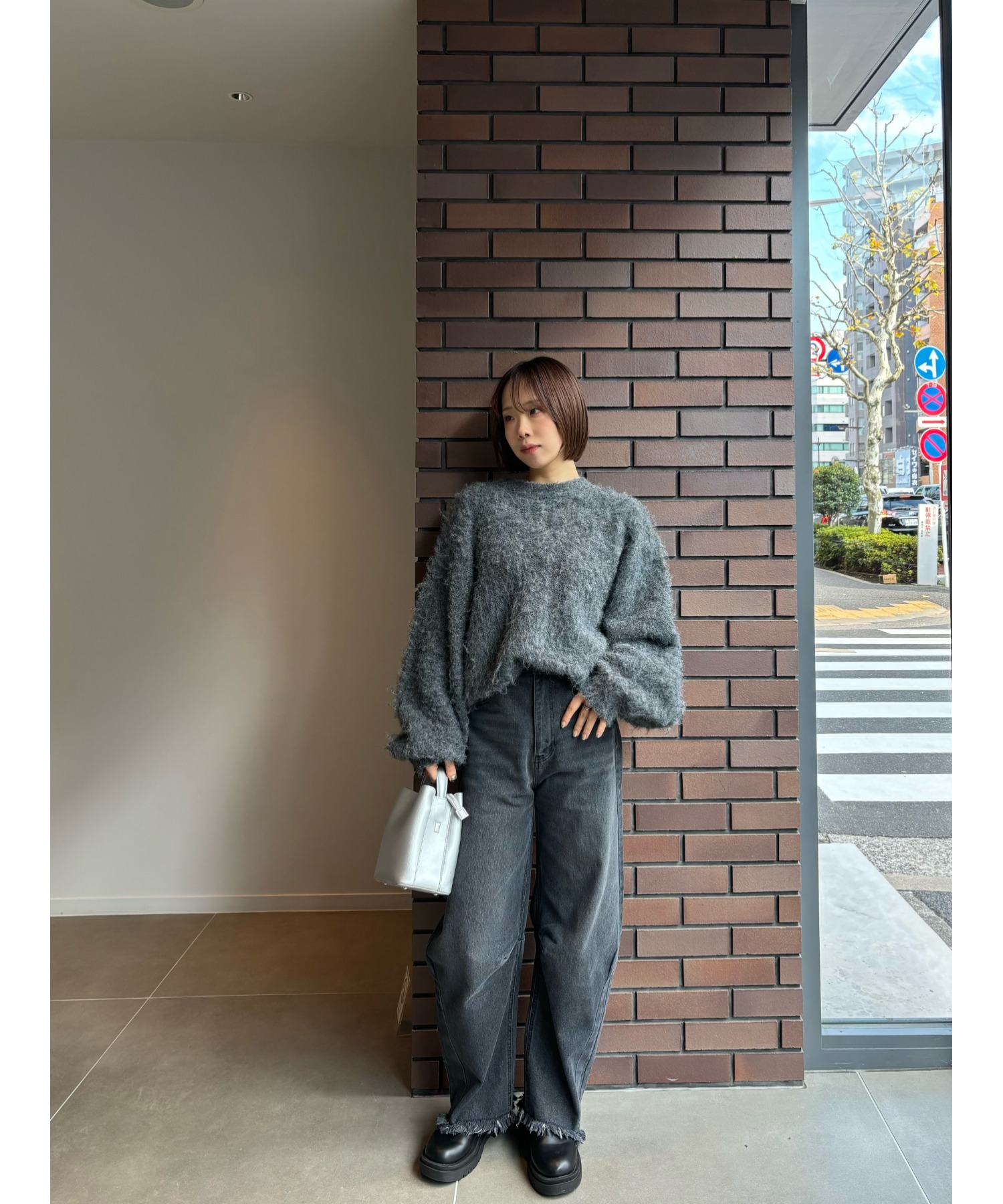 model：H164 着用サイズ：FREE