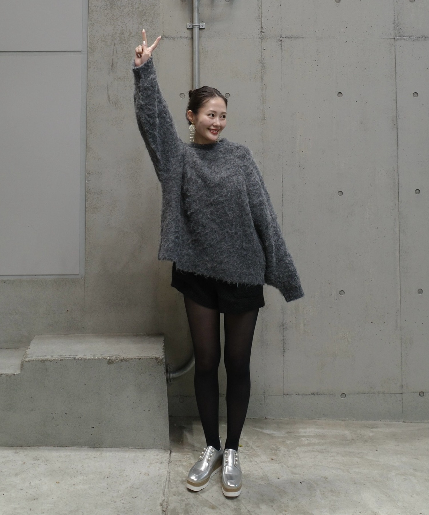 model：H162 着用サイズ：FREE
