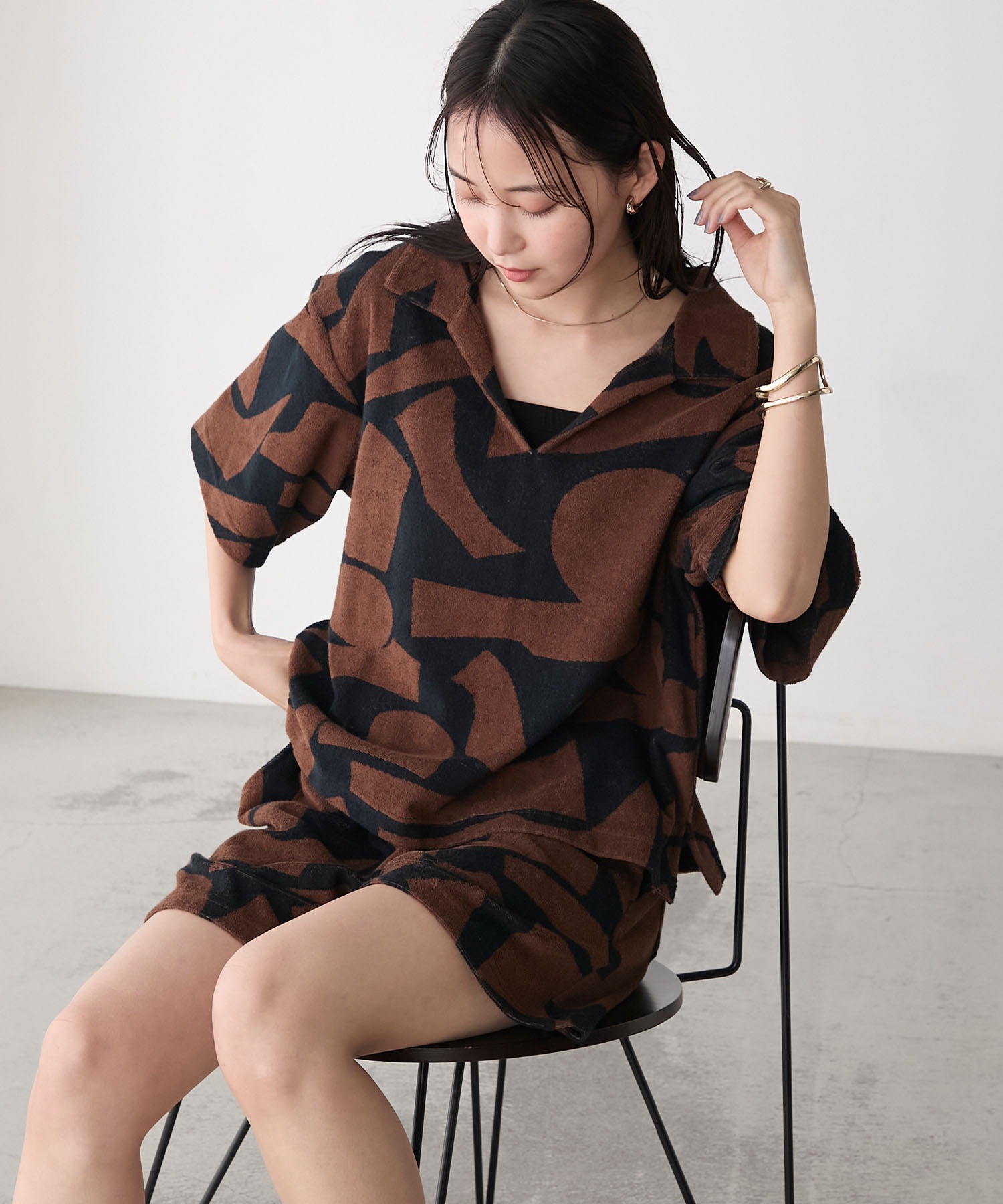 AMERIA ANDERSON】pile & pattern set-up /パイルジャガード