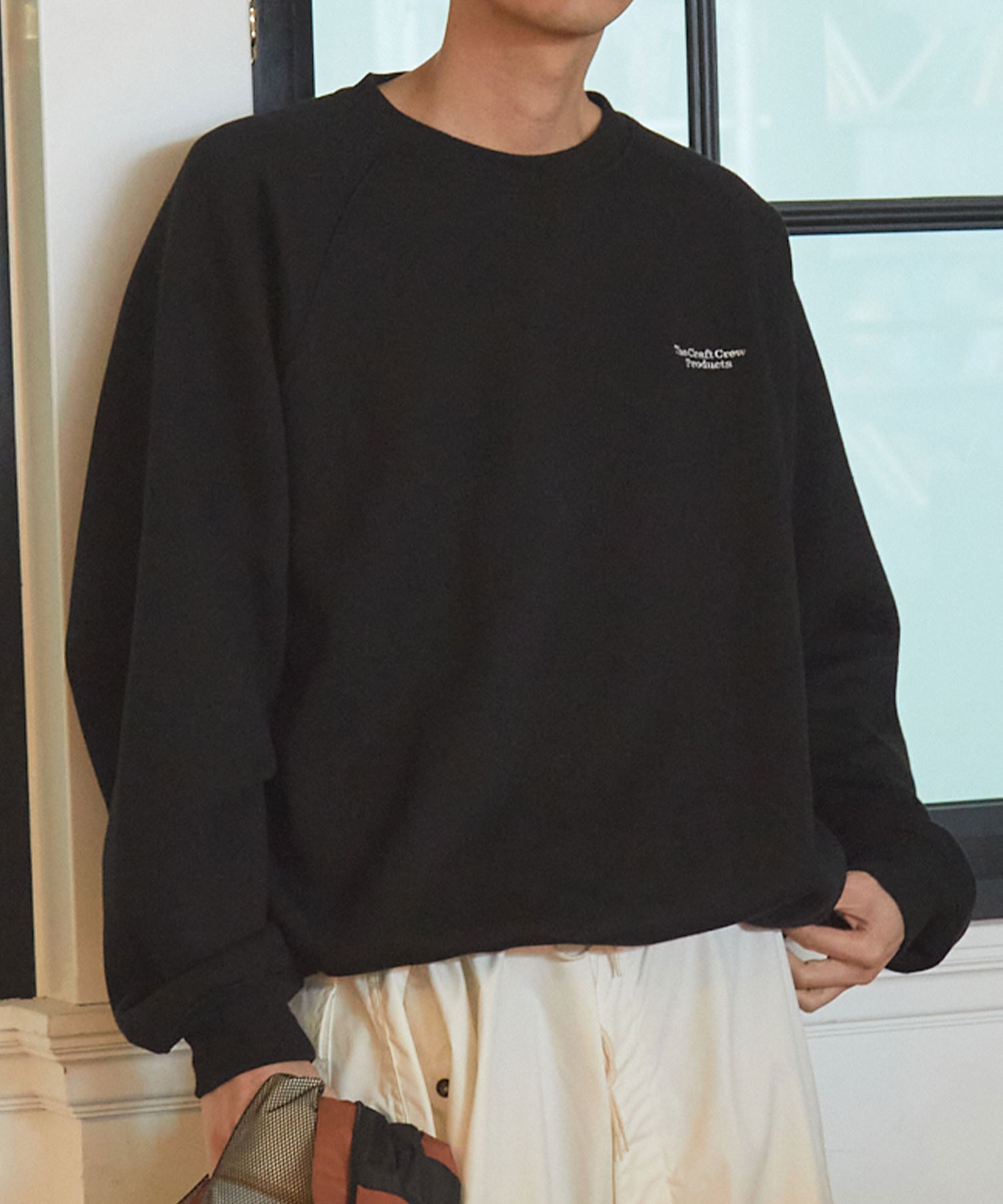 ファンクショナルファブリック ロゴ刺繍 ビッグシルエット