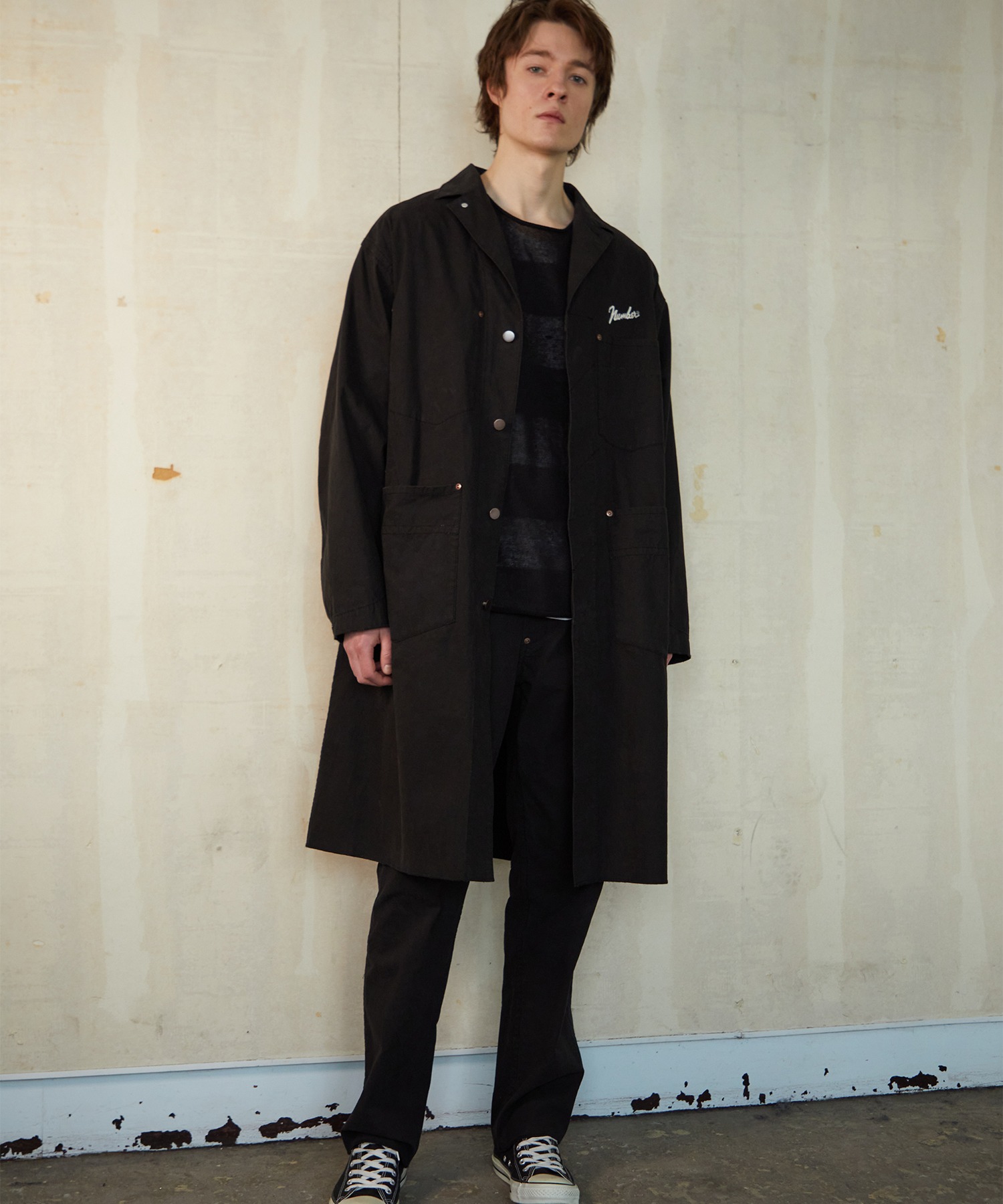 9,600円LOGO Shop Coat (cedar green)