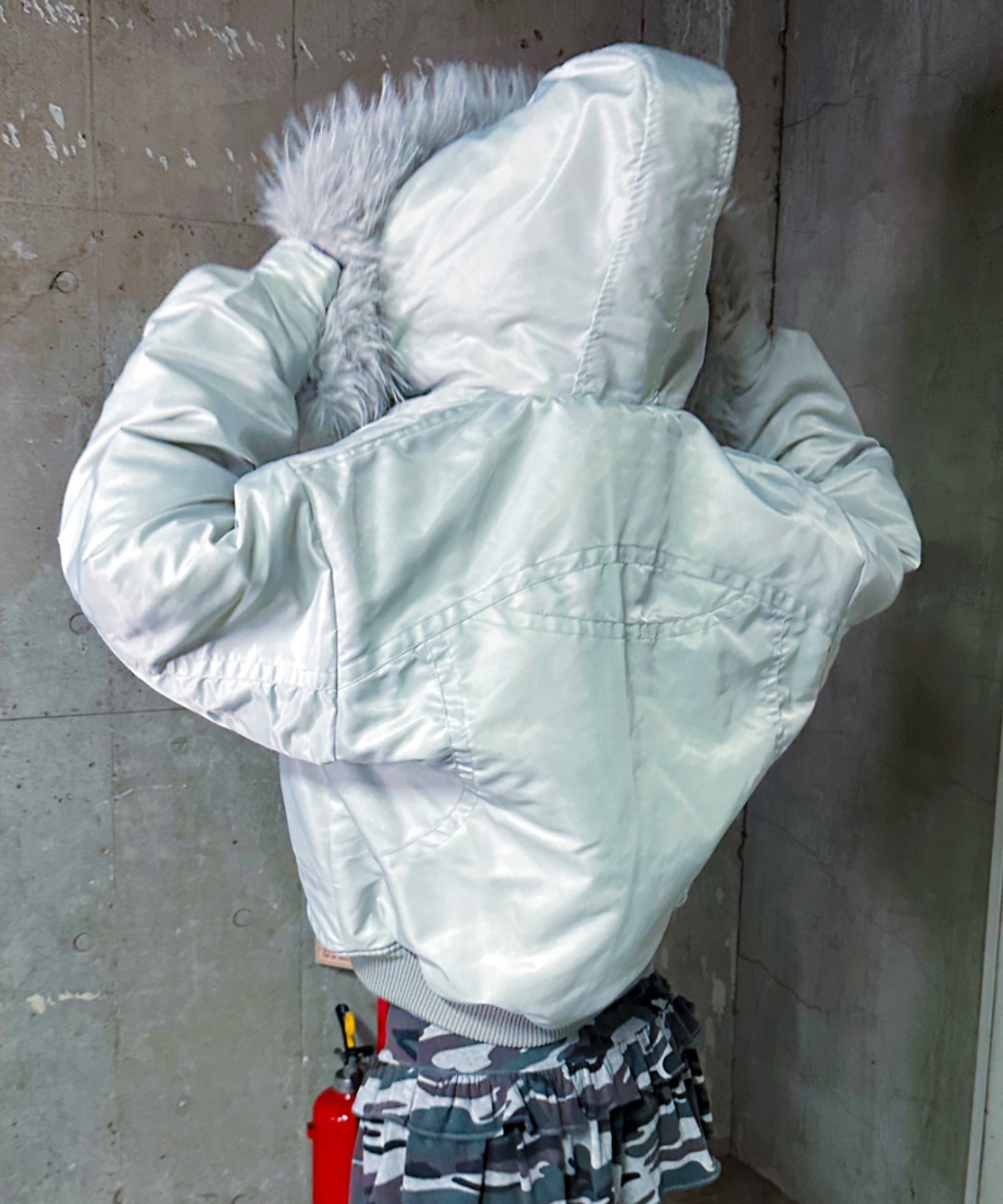 A'GEM/9 × .kom 『A'gem/エージェム』ファーフードMA1 A'gem│A'GEM/9