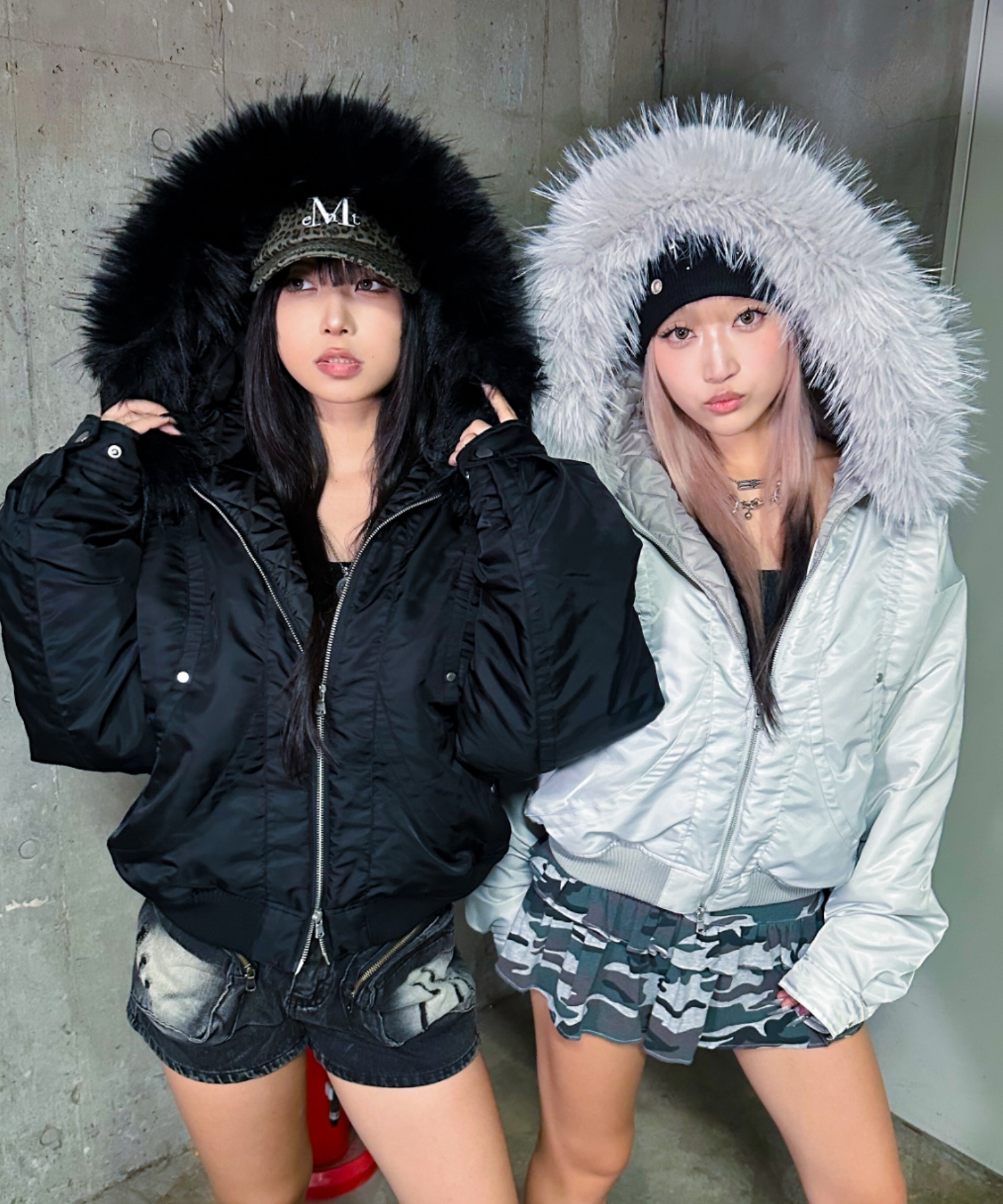 A'GEM/9 × .kom 『A'gem/エージェム』ファーフードMA1 A'gem│A'GEM/9