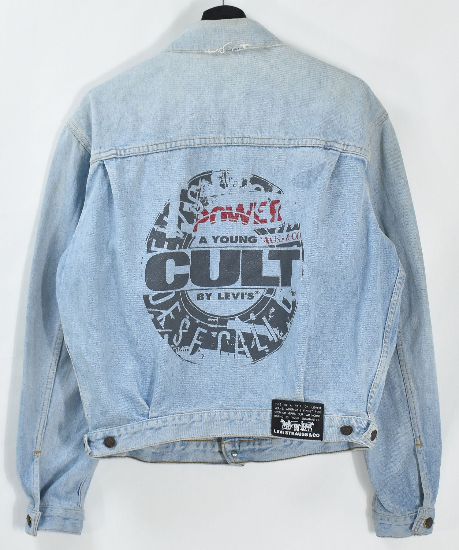 ヴィンテージ古着 メーカー再生品 Levi S リーバイス バックプリント デニムジャケット ヴィンテージ古着 メーカー再生品 Levi S リーバイス バックプリント デニムジャケット