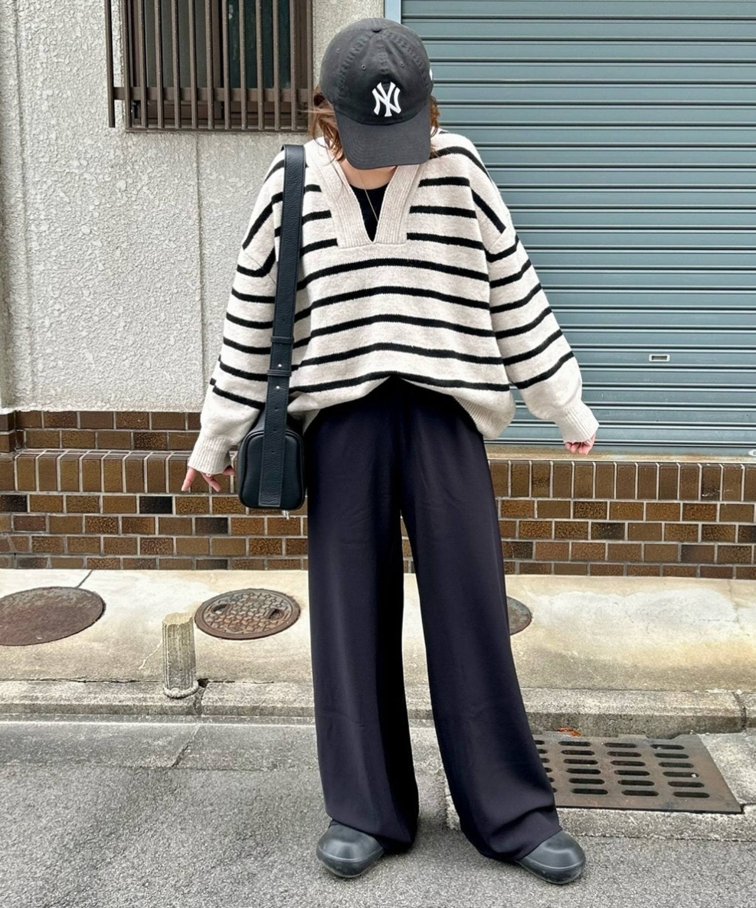 model：H161 着用サイズ：FREE