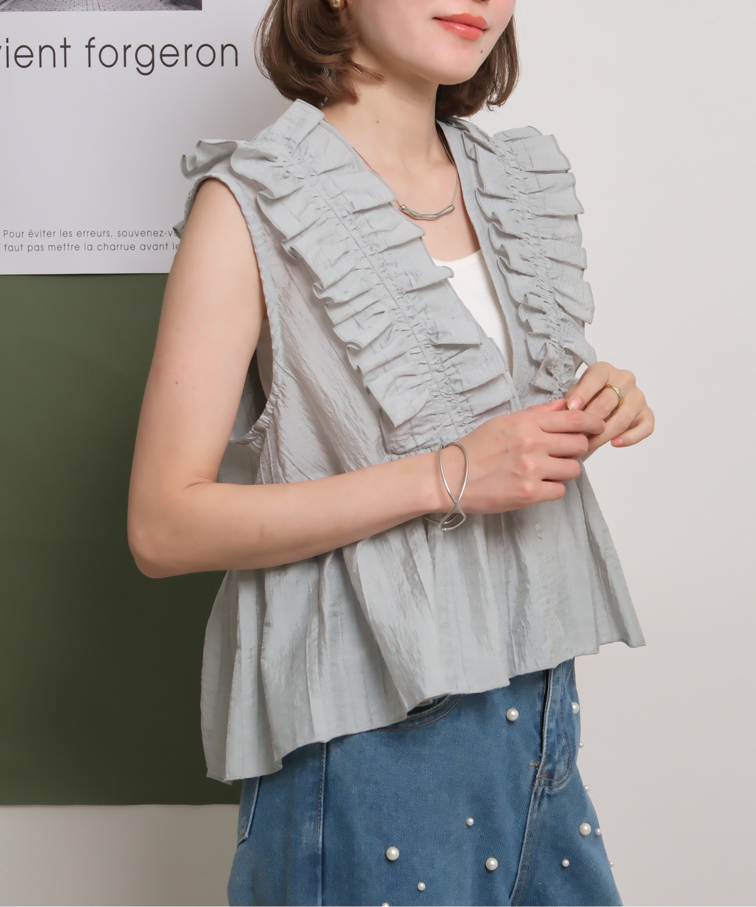 コムデギャルソン　フリル　ベスト COMME des GARÇONS コムデギャルソン フリルベスト