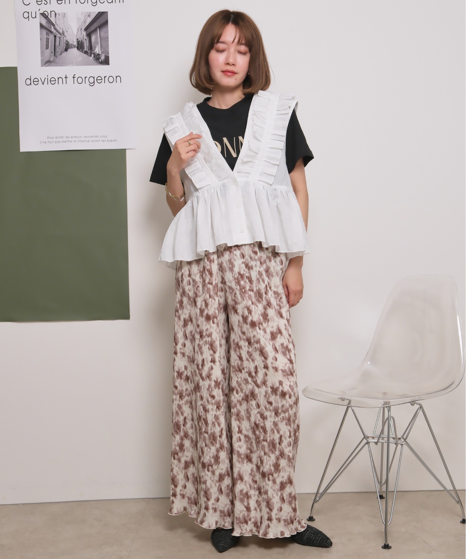 フリルベスト Palm Riche│Eimee Law & LHELBIE 公式オンラインストア