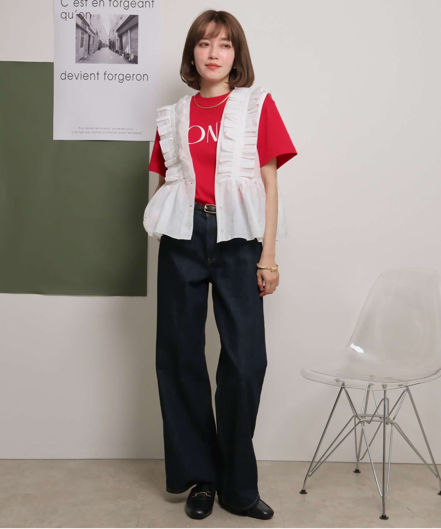 フリルベスト Palm Riche│Eimee Law & LHELBIE 公式オンラインストア