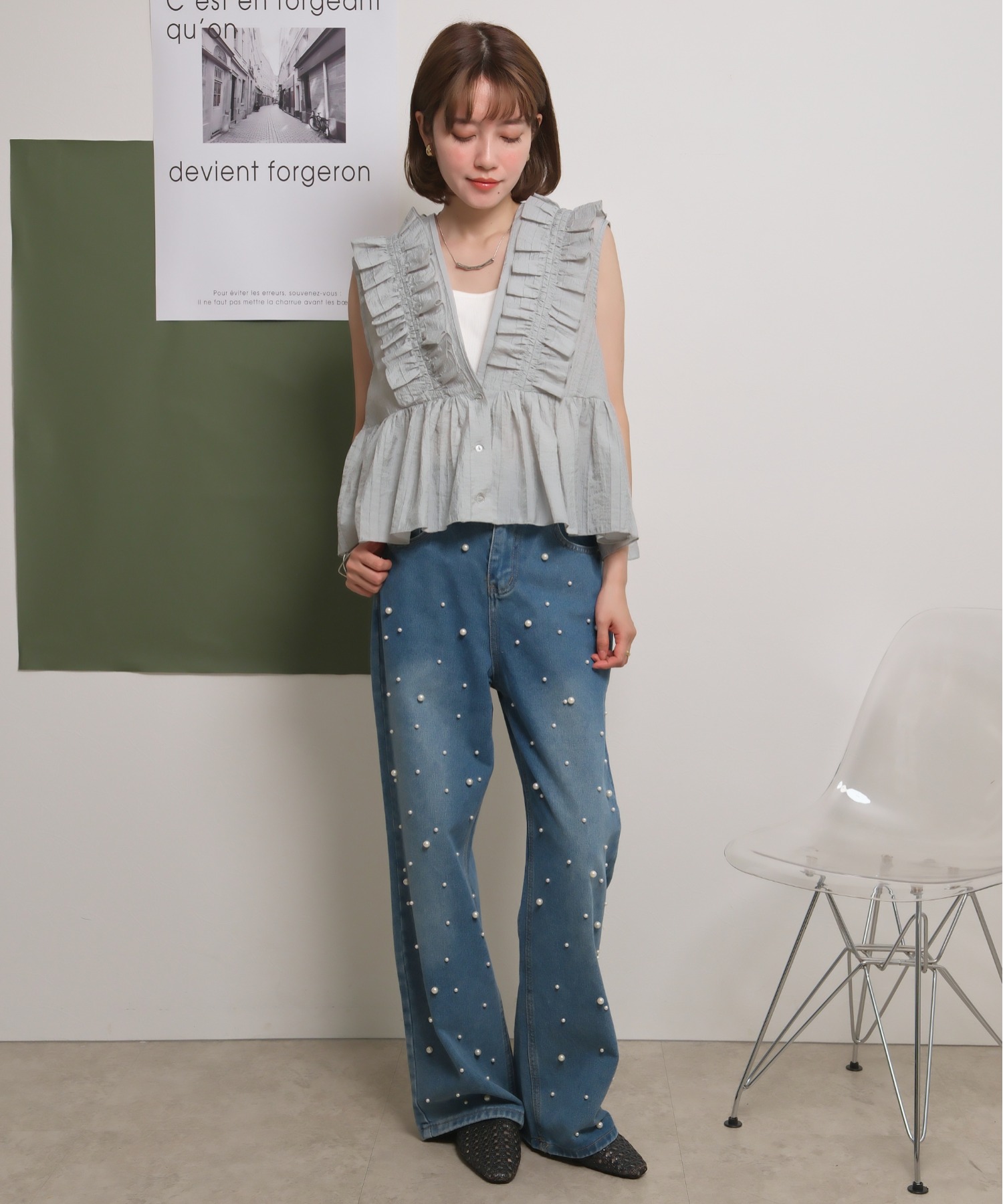 フリルベスト Palm Riche│Eimee Law & LHELBIE 公式オンラインストア