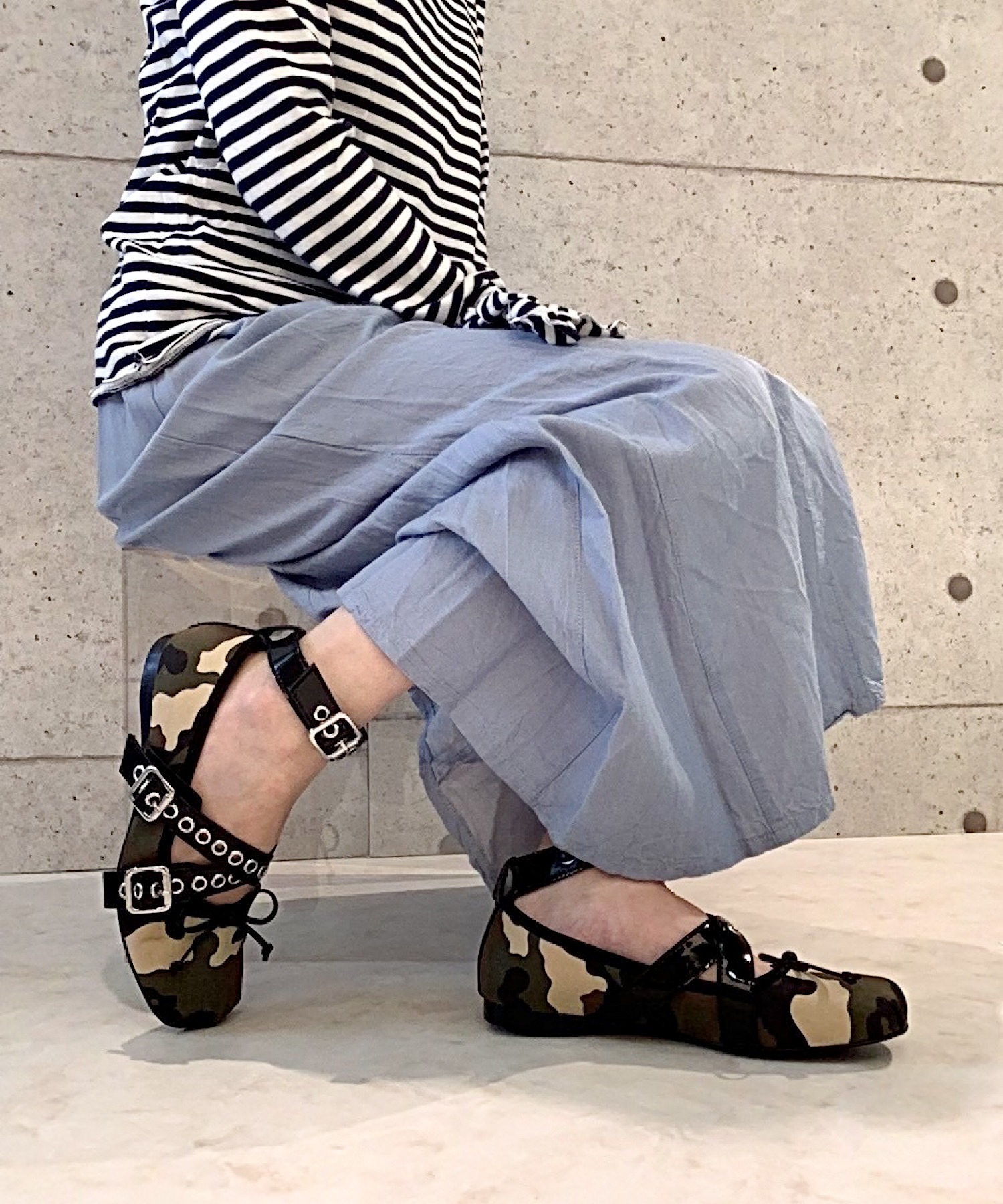 ベルトデザインバレエシューズ Jeffrey Campbell│Jeffrey Campbell