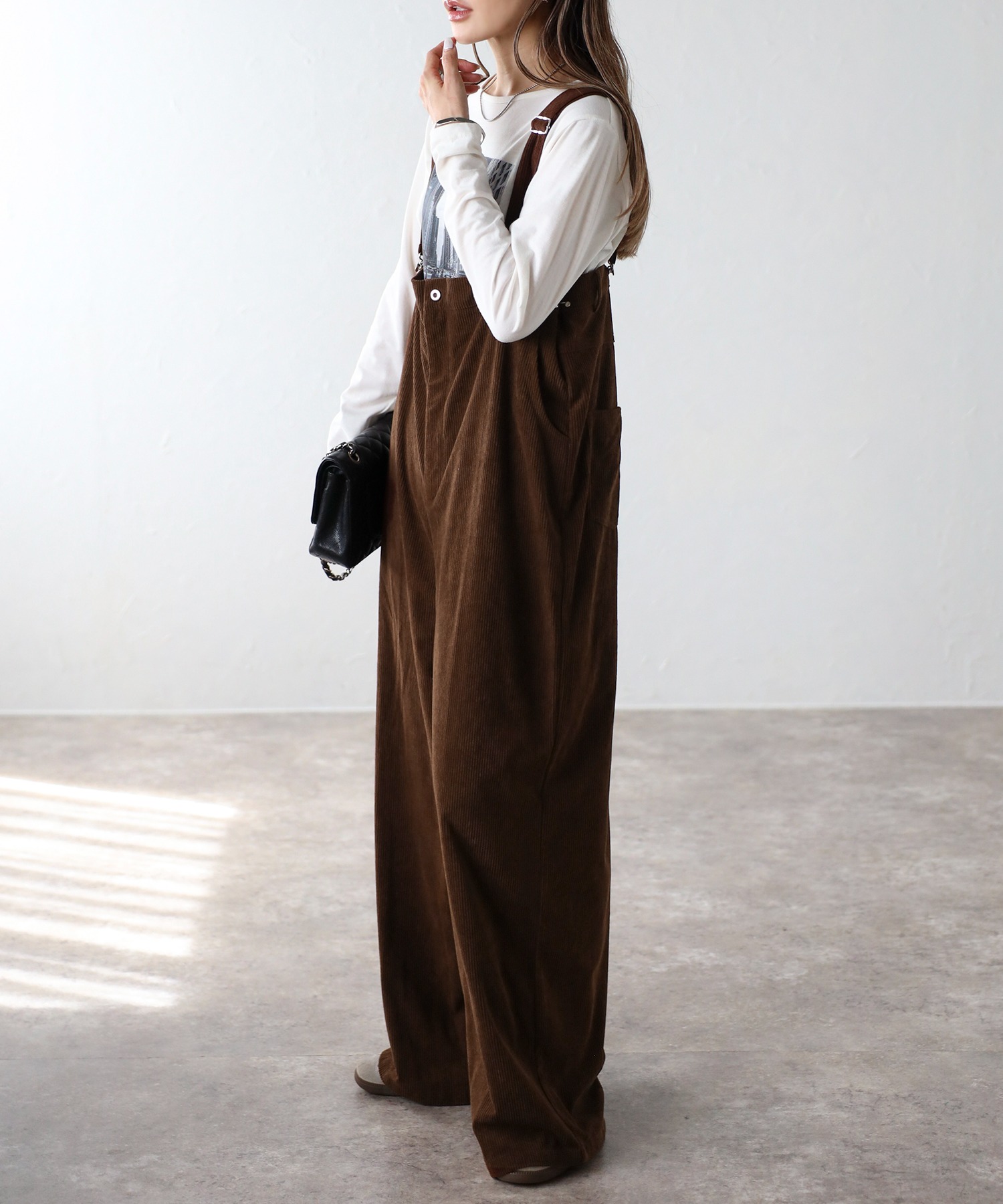 model：H165 着用サイズ：FREE