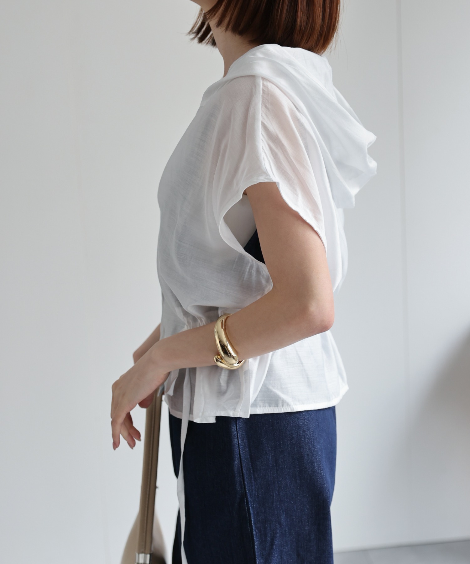 model：162cm 着用サイズ：F
