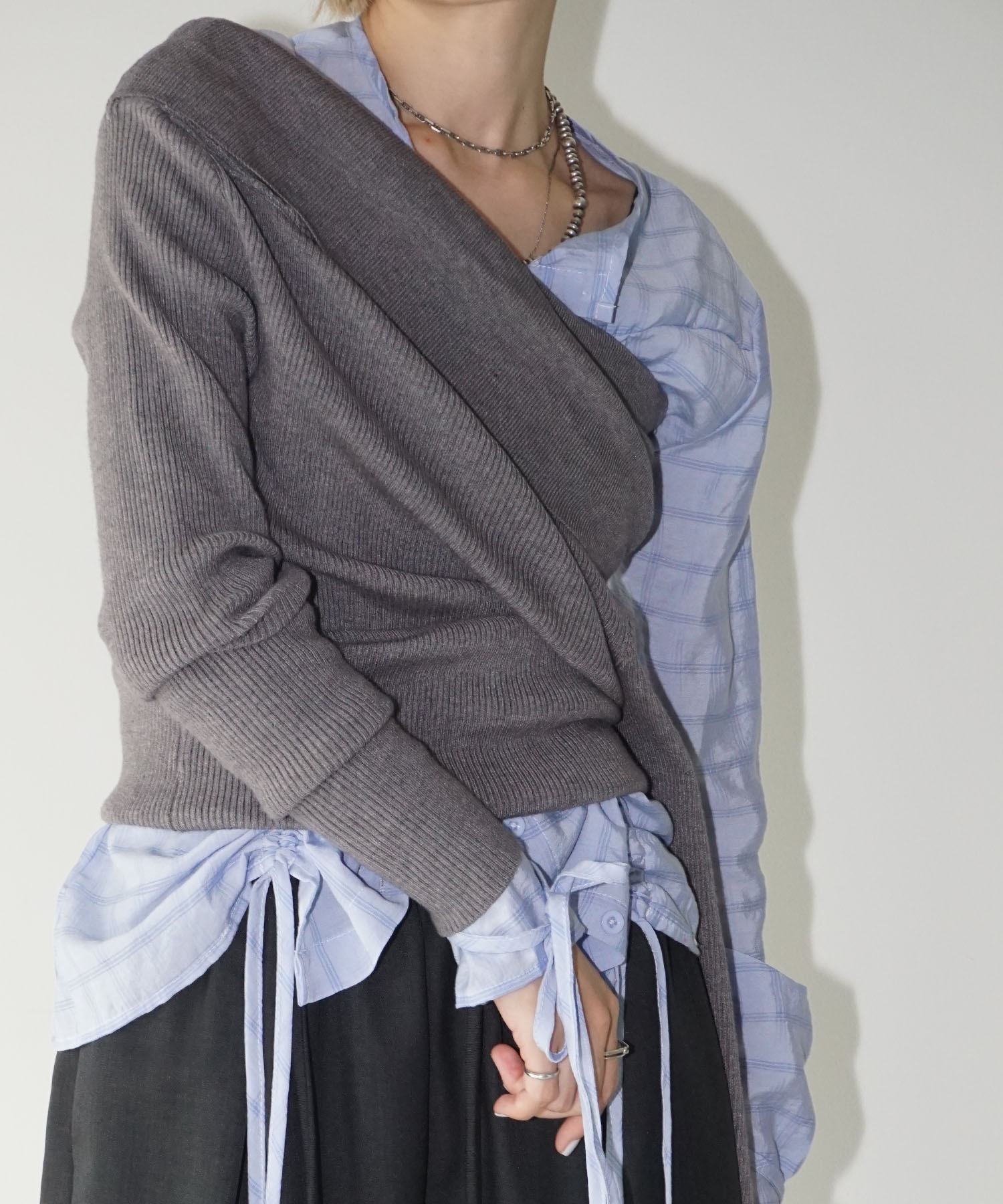 V*a様 CFCL オフショルトップス 楽天市場】チュール オフショルトップス レディース ドット柄 ギンガム