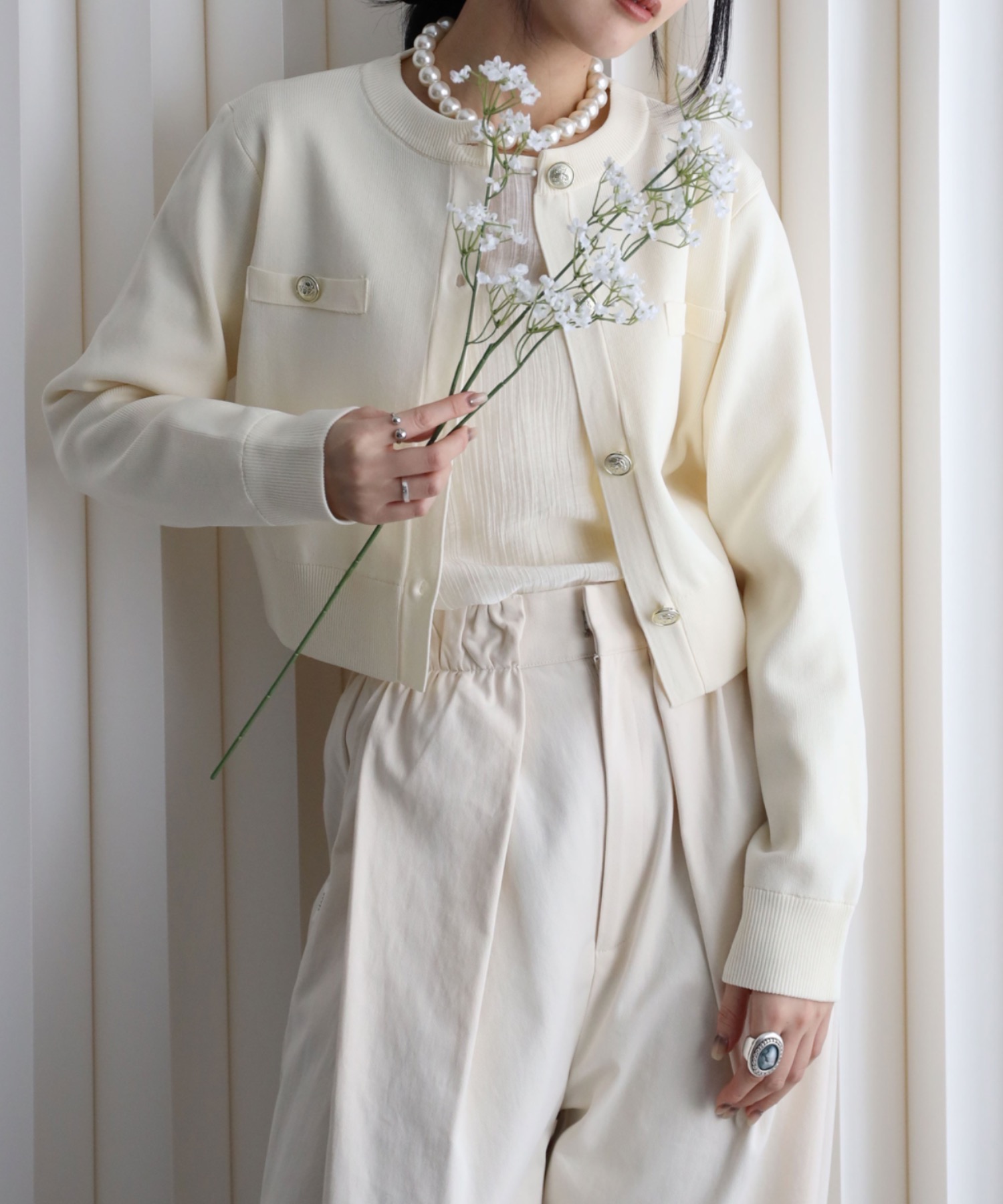 model：164cm. 着用サイズ：FREE