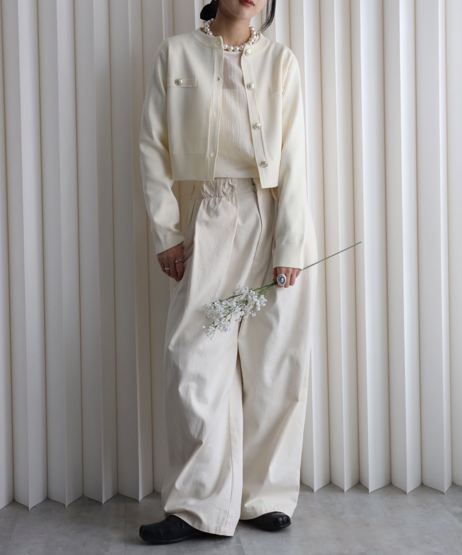 model：164cm. 着用サイズ：FREE