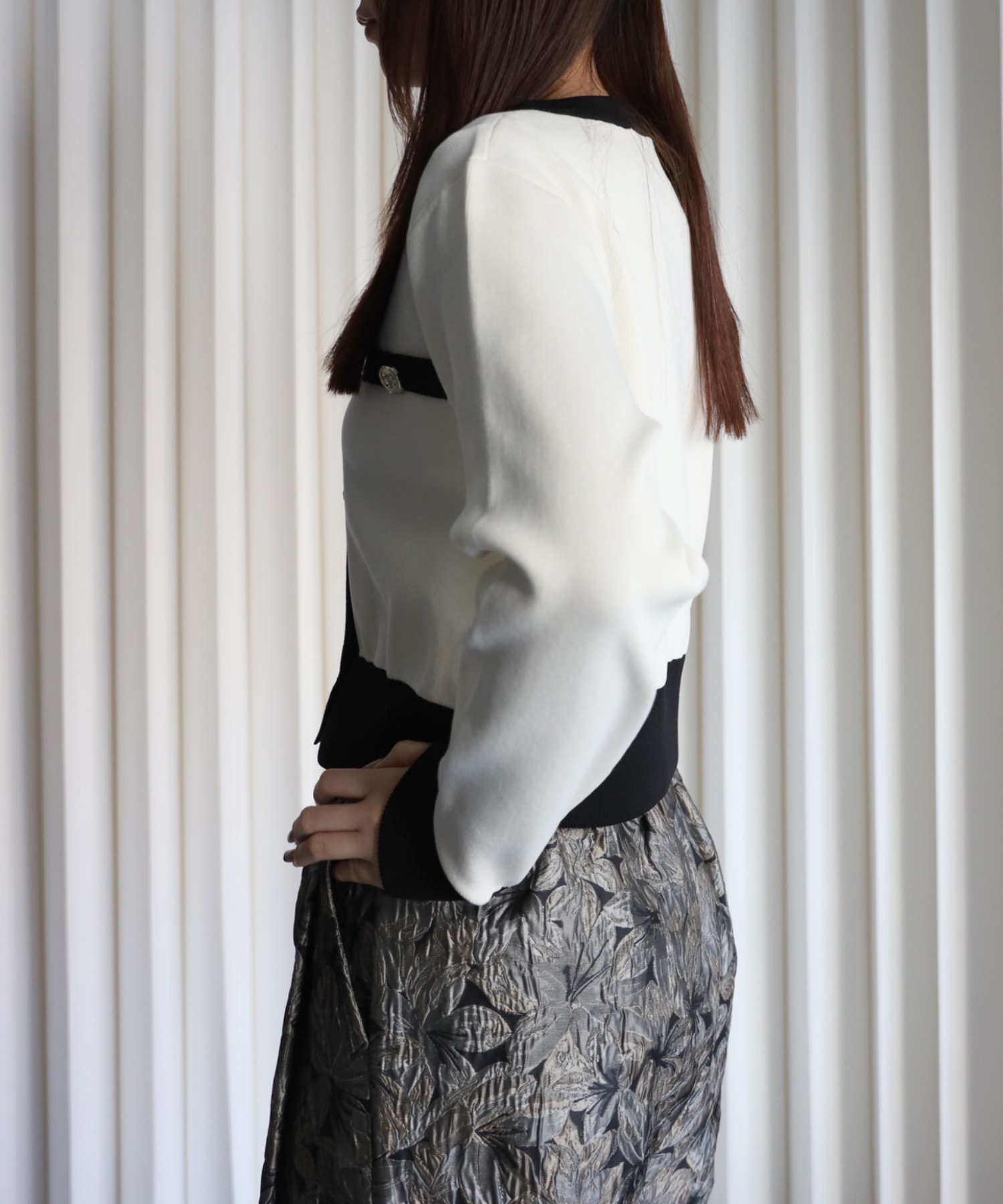 model：164cm. 着用サイズ：FREE