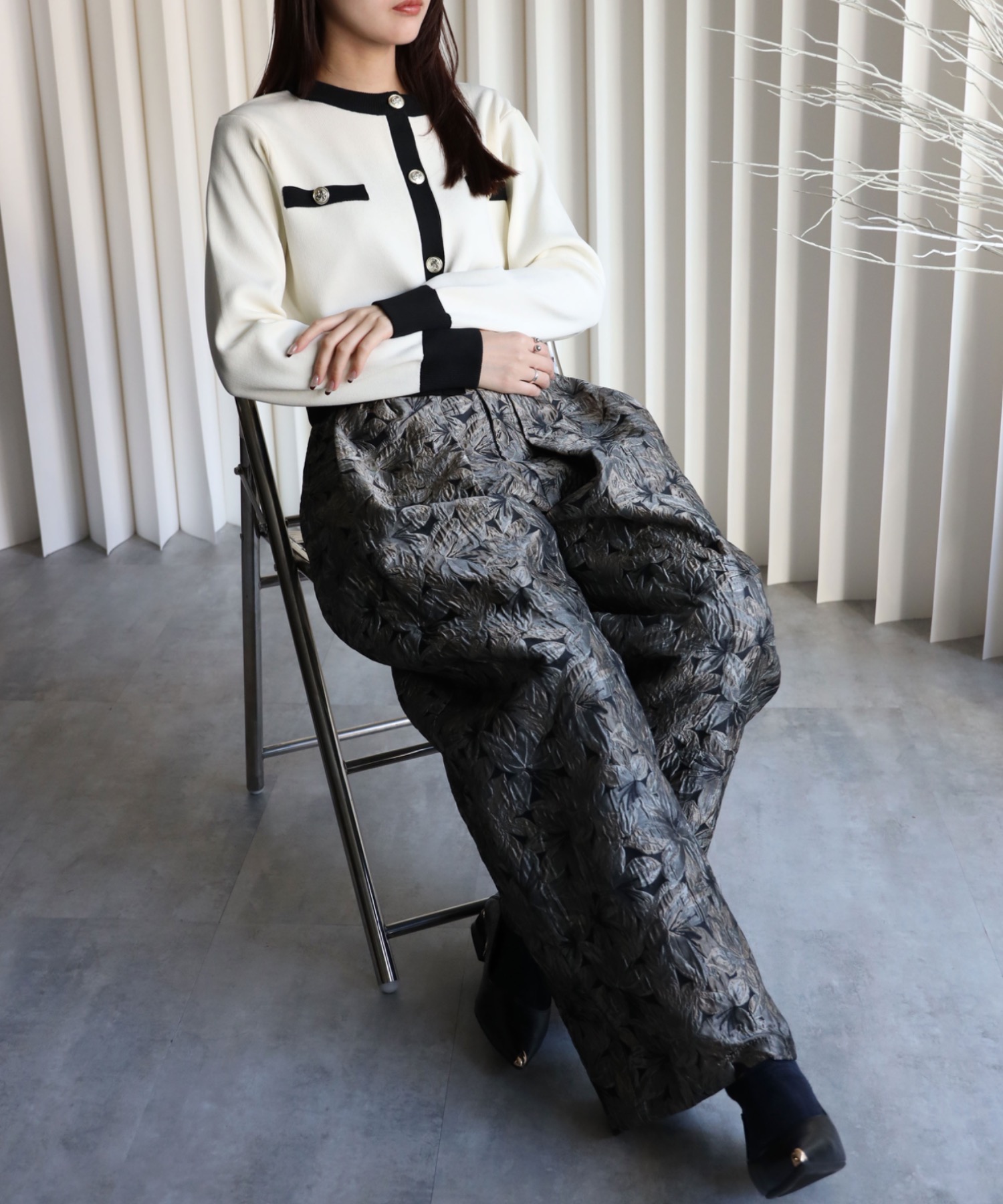 model：164cm. 着用サイズ：FREE