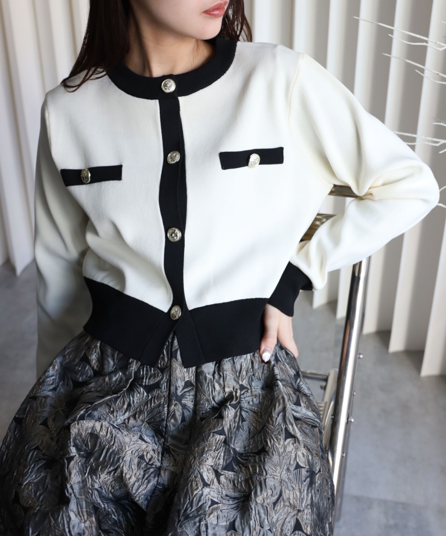 model：164cm. 着用サイズ：FREE