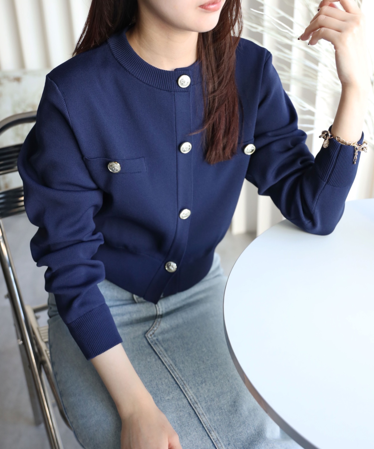 model：164cm. 着用サイズ：FREE