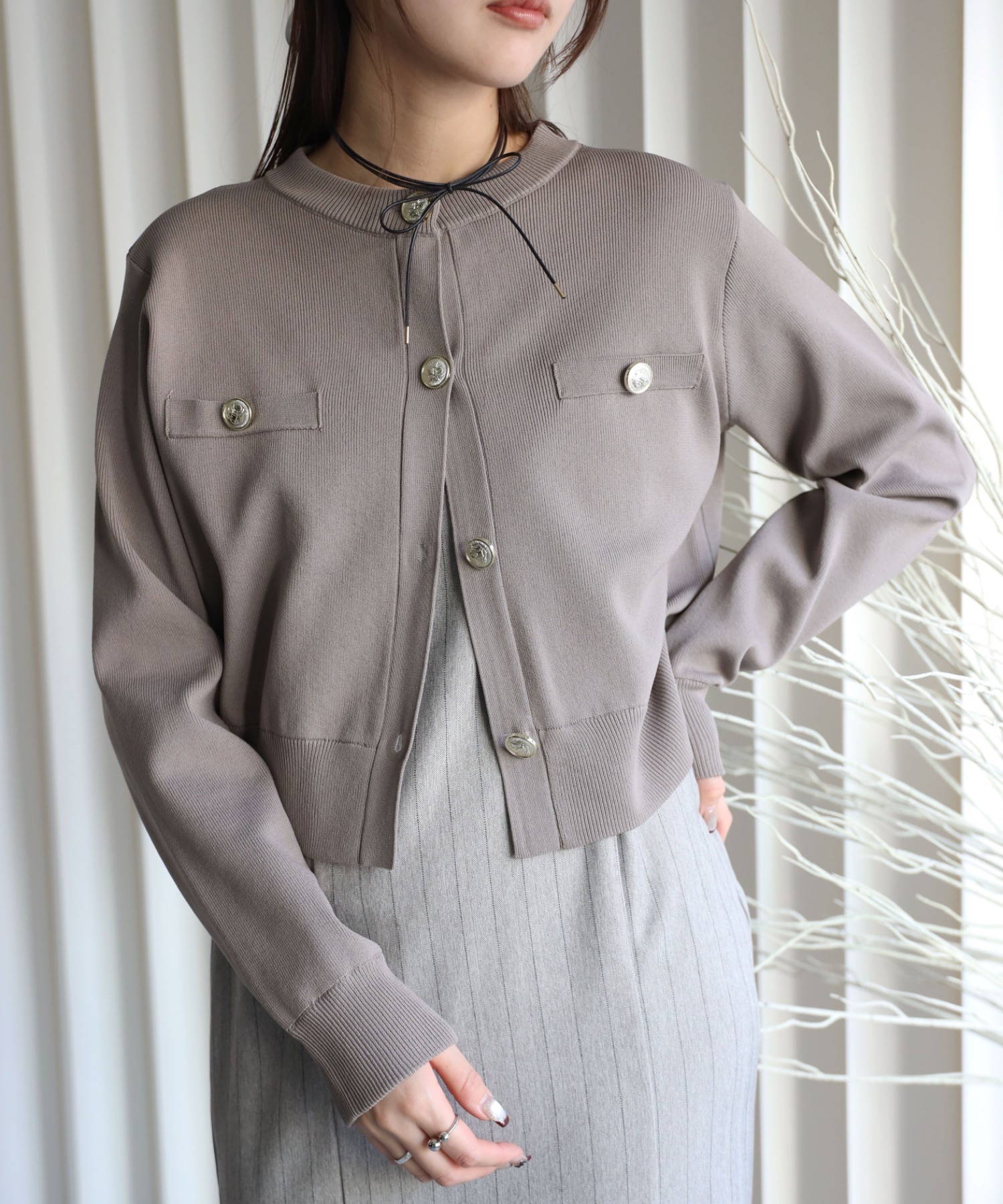 model：164cm. 着用サイズ：FREE