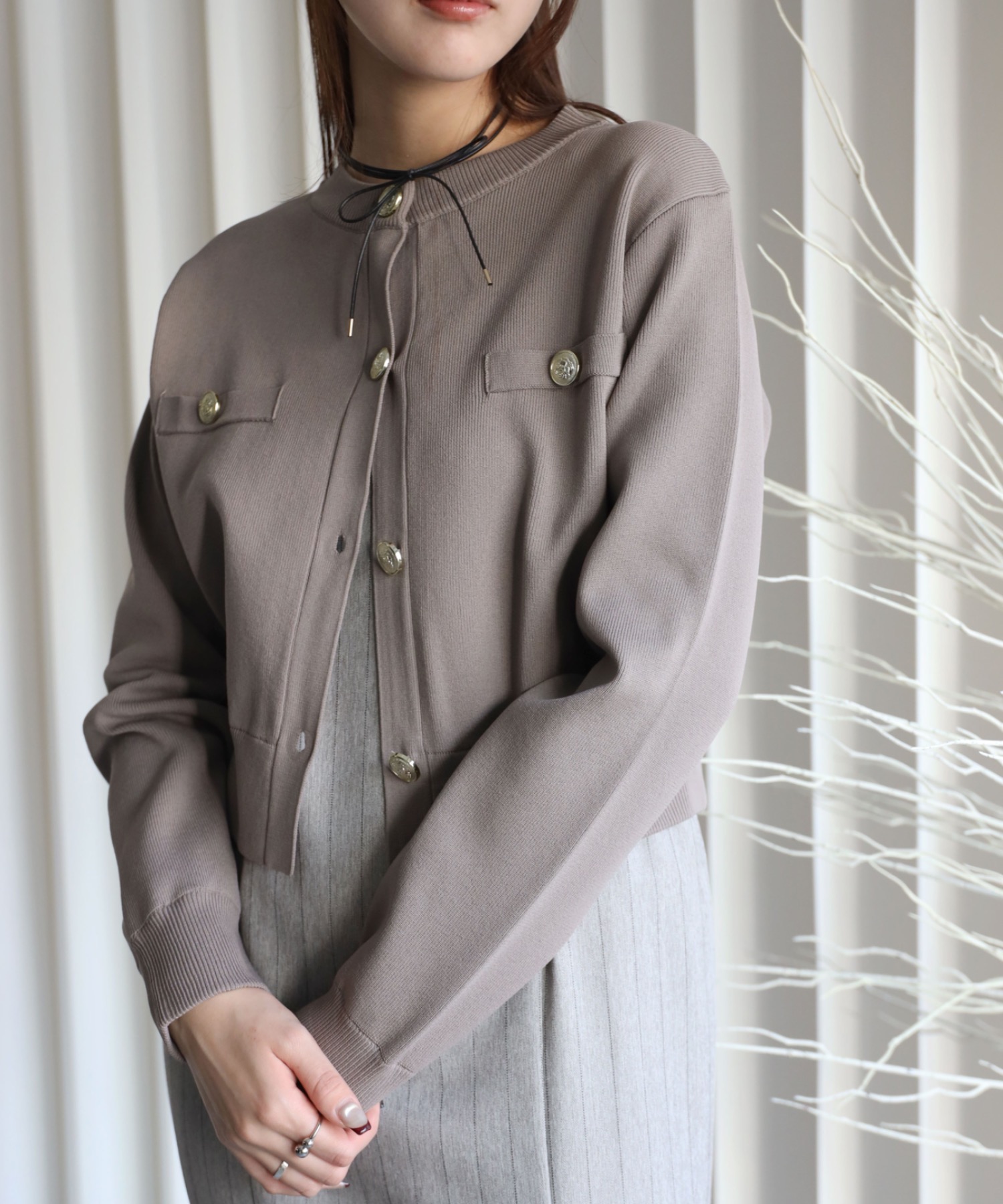 model：164cm. 着用サイズ：FREE