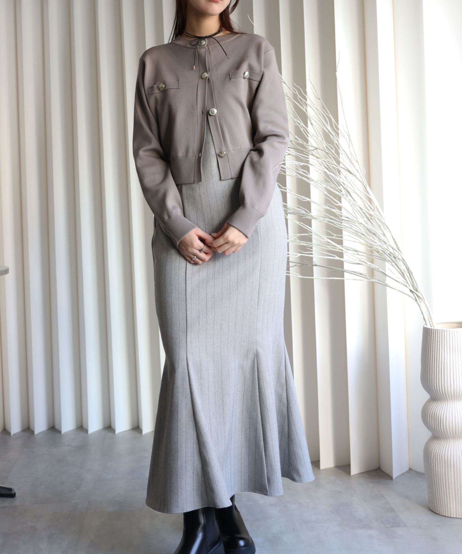 model：164cm. 着用サイズ：FREE