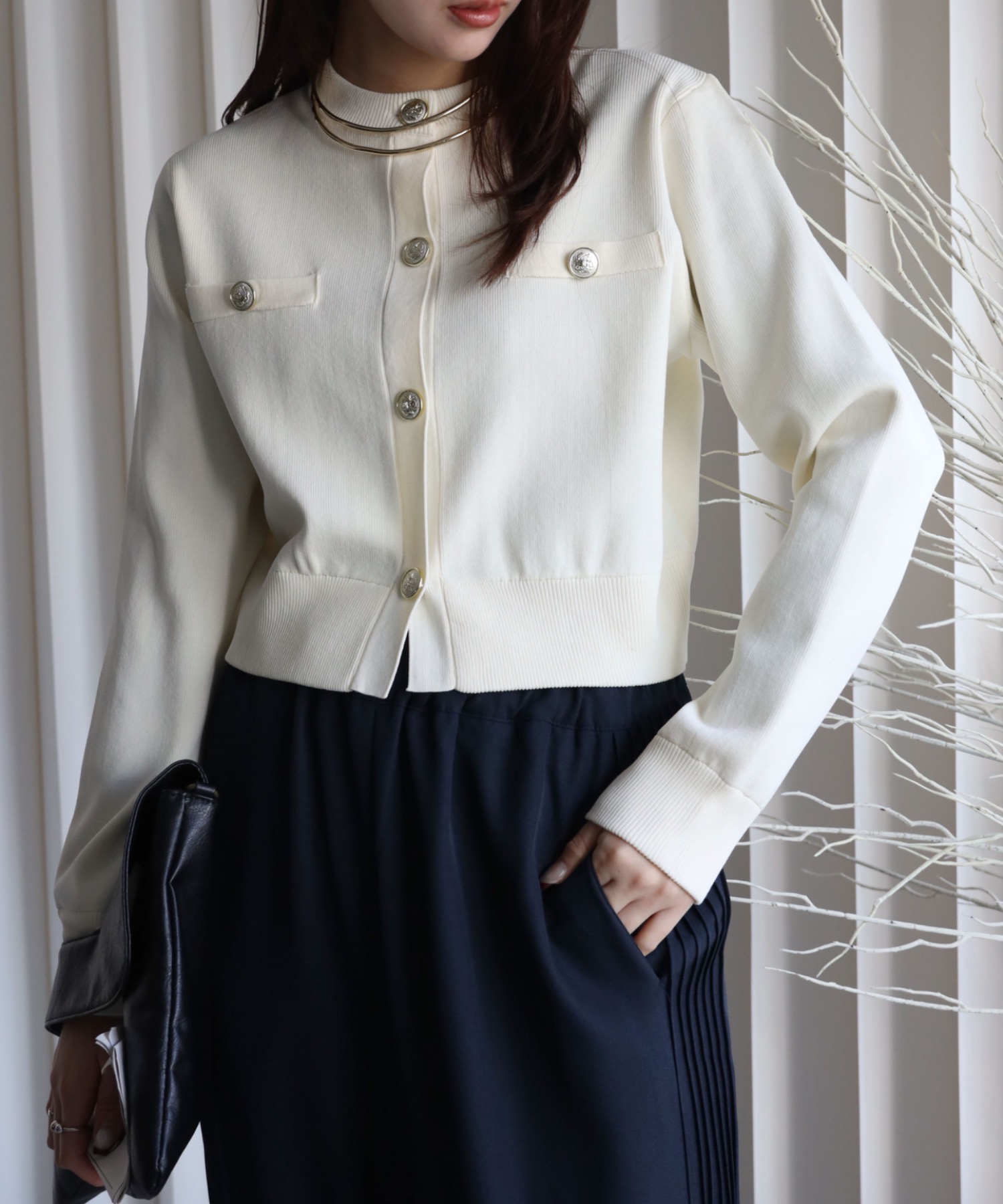 model：164cm. 着用サイズ：FREE