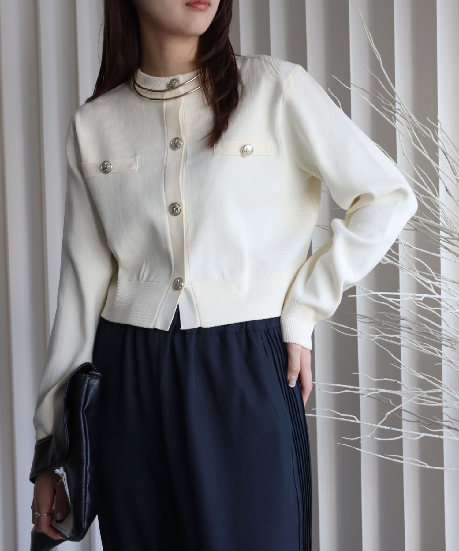model：164cm. 着用サイズ：FREE